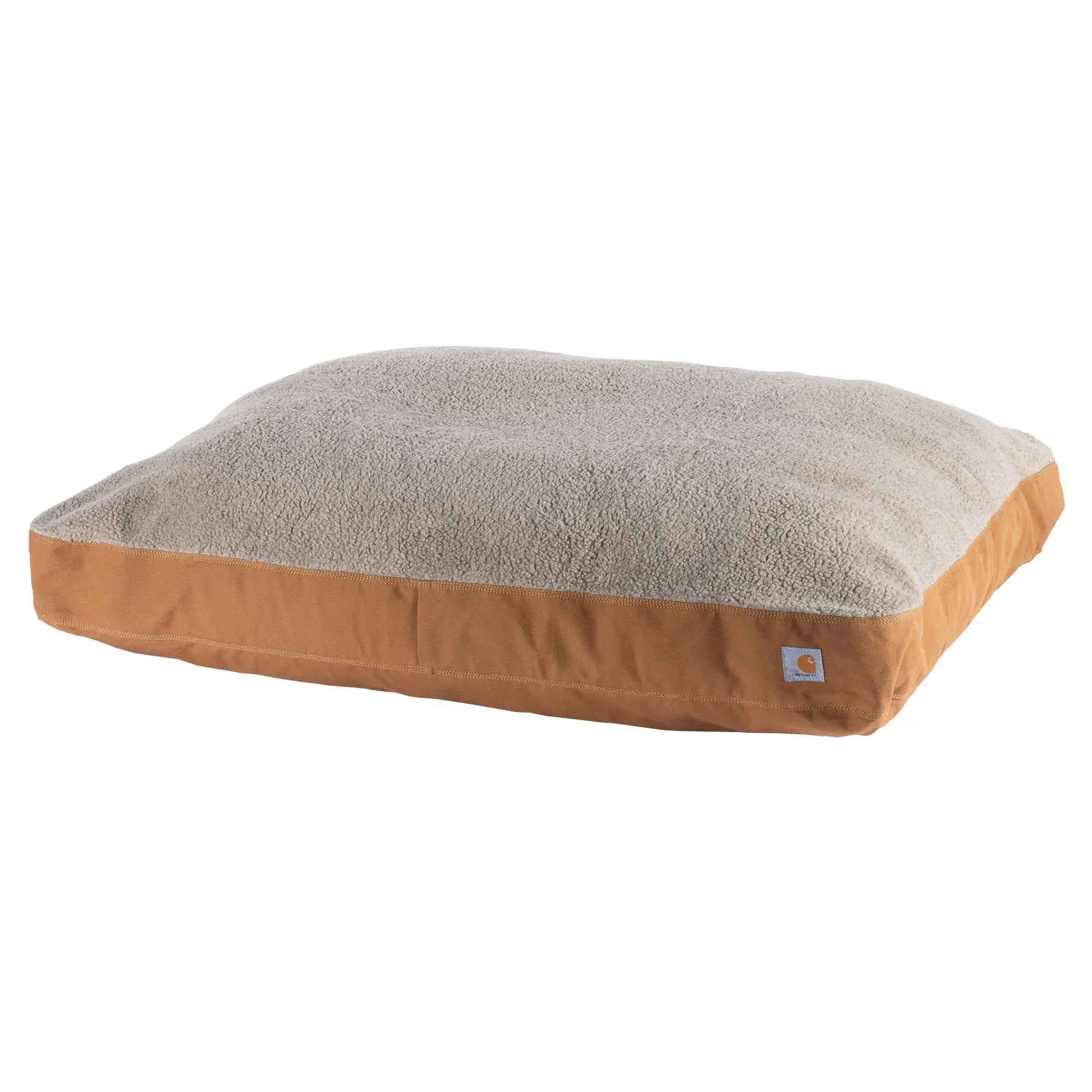 Medium Firm Duck Sherpa Top Dog Bed