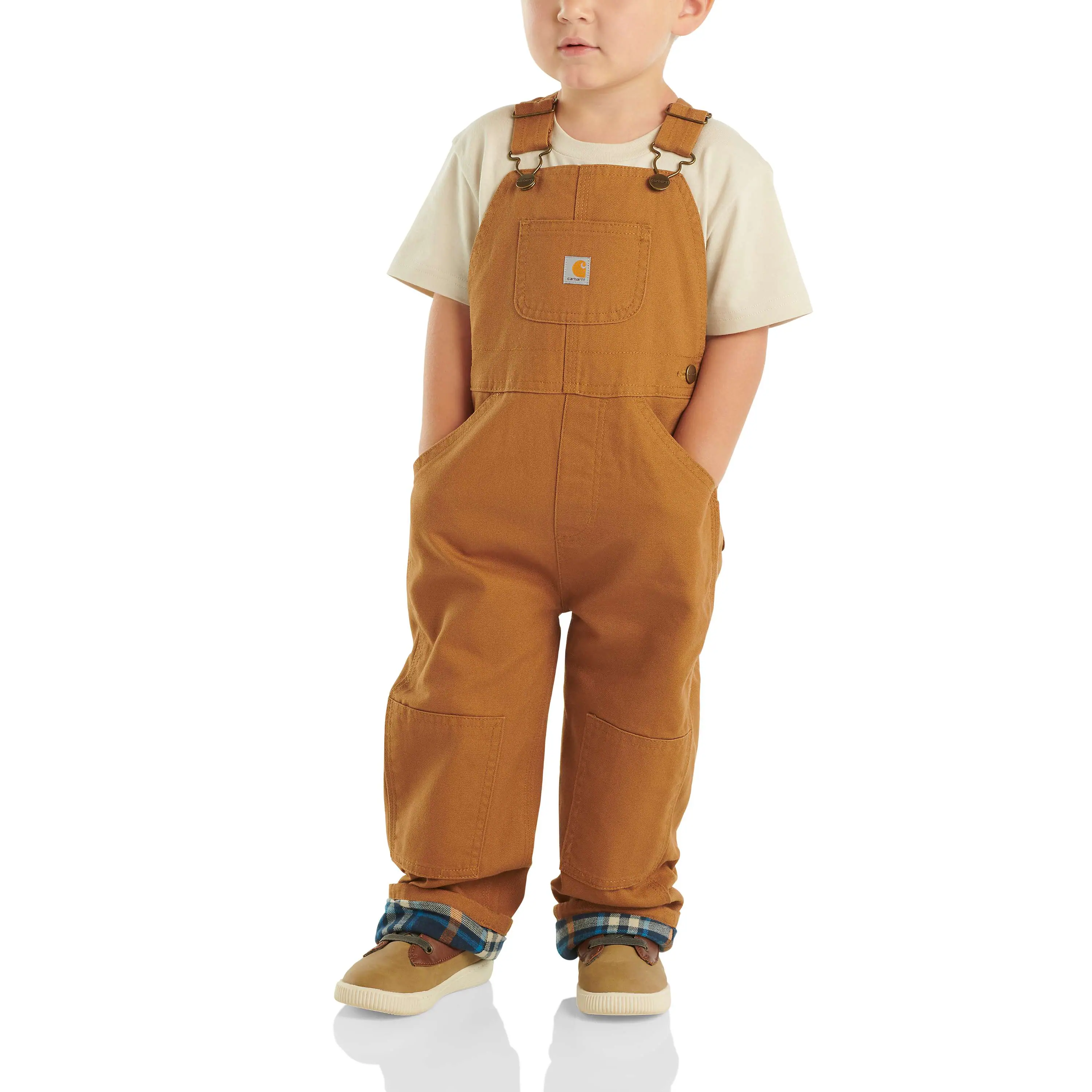 Kids' Canvas Bib Overall Flannel-Lined (Baby/Toddler)