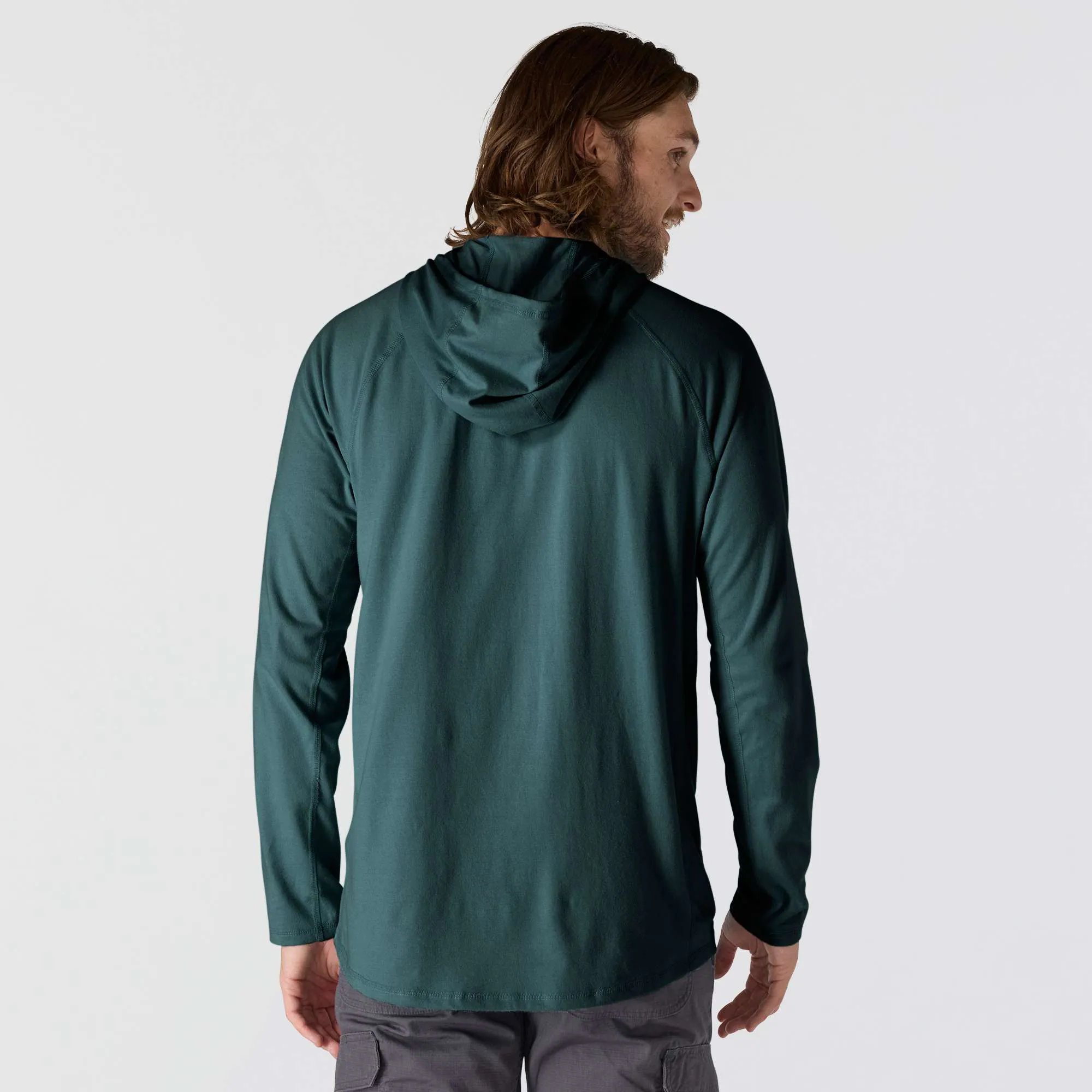 Carhartt Force® Relaxed Fit Long-Sleeve Logo Graphic Hooded T-Shirt