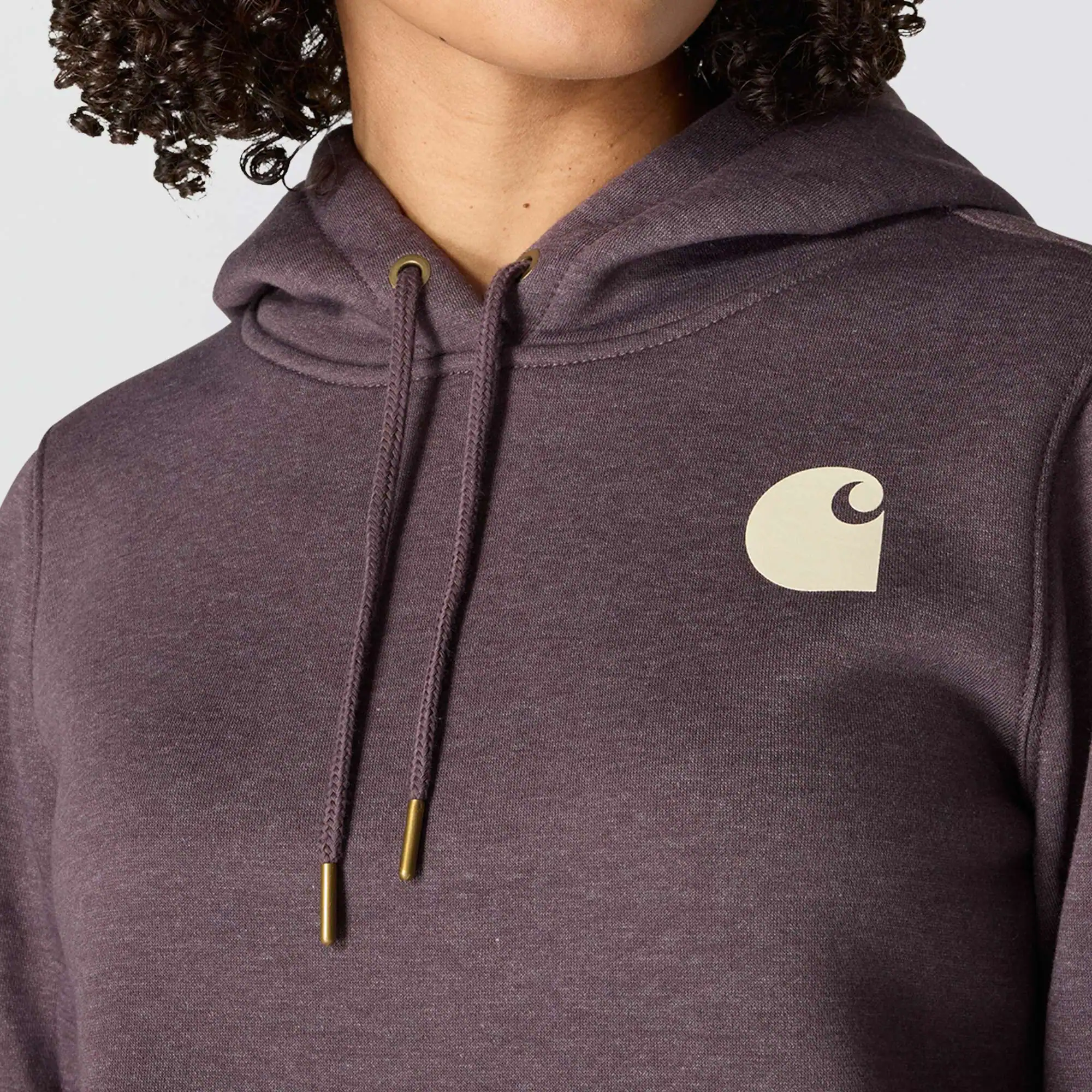 Women's Relaxed Fit Midweight Logo Sleeve Graphic Hoodie
