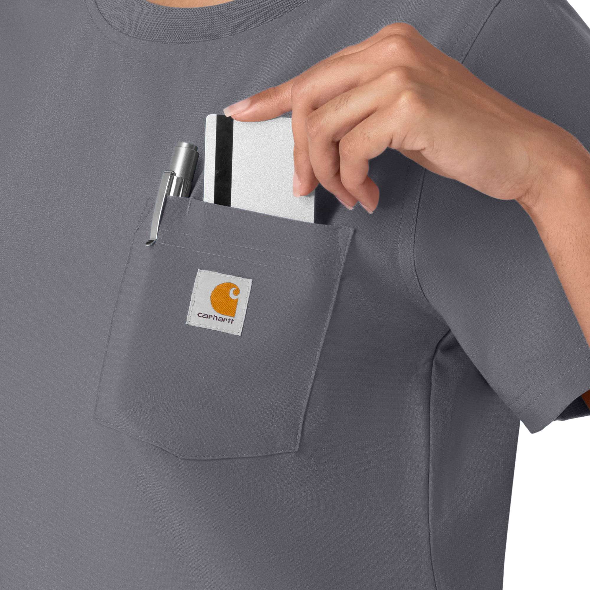 Women's Force Cross-Flex Crew Neck Scrub Top