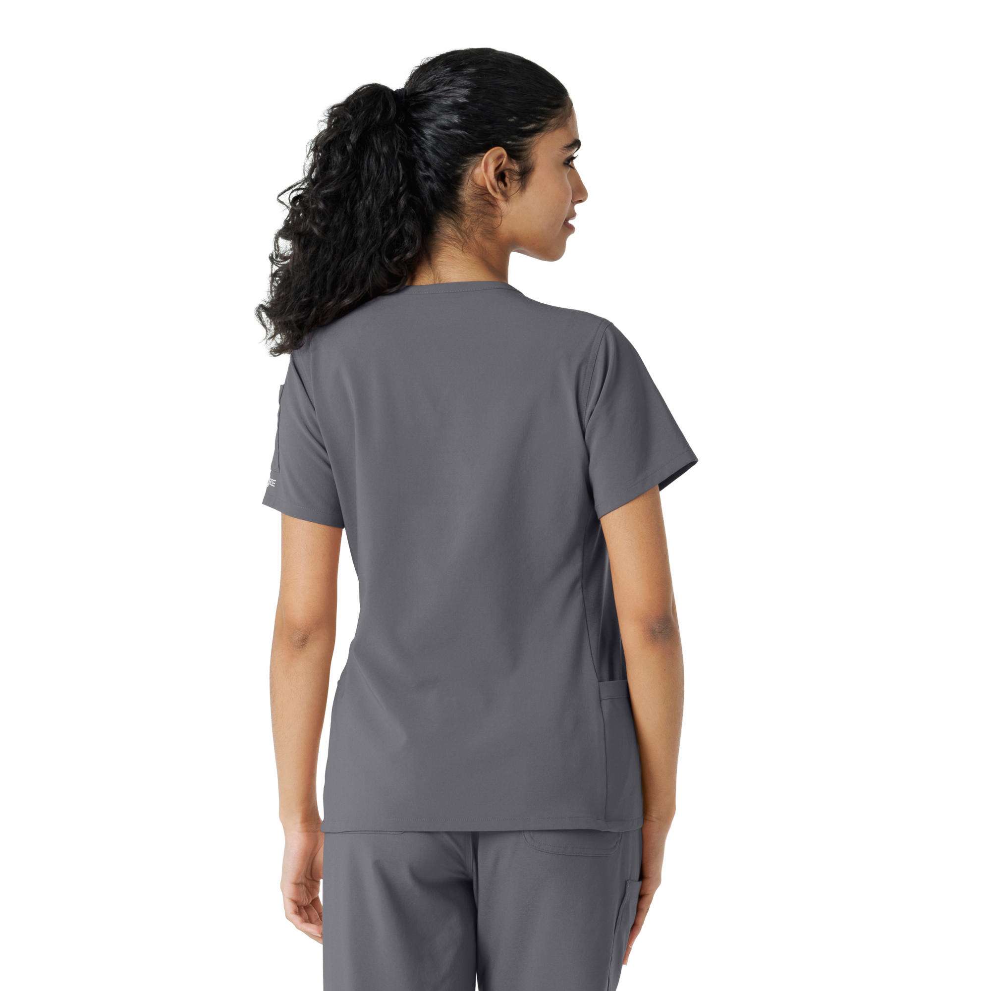 Women's Force Cross-Flex Knit Panel Scrub Top