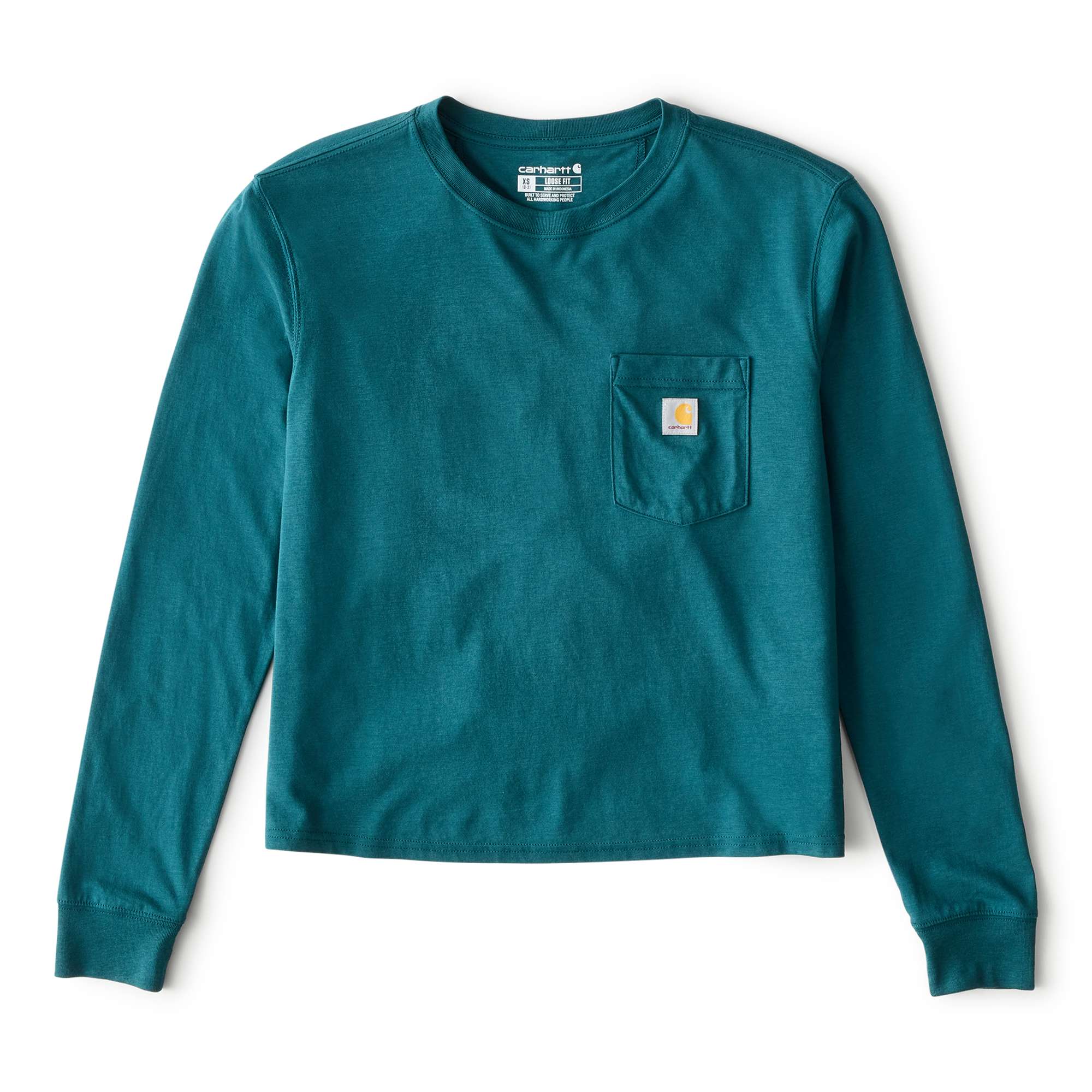 Women's TENCEL™ Fiber Series Loose Fit Long-Sleeve Crewneck Pocket T-Shirt