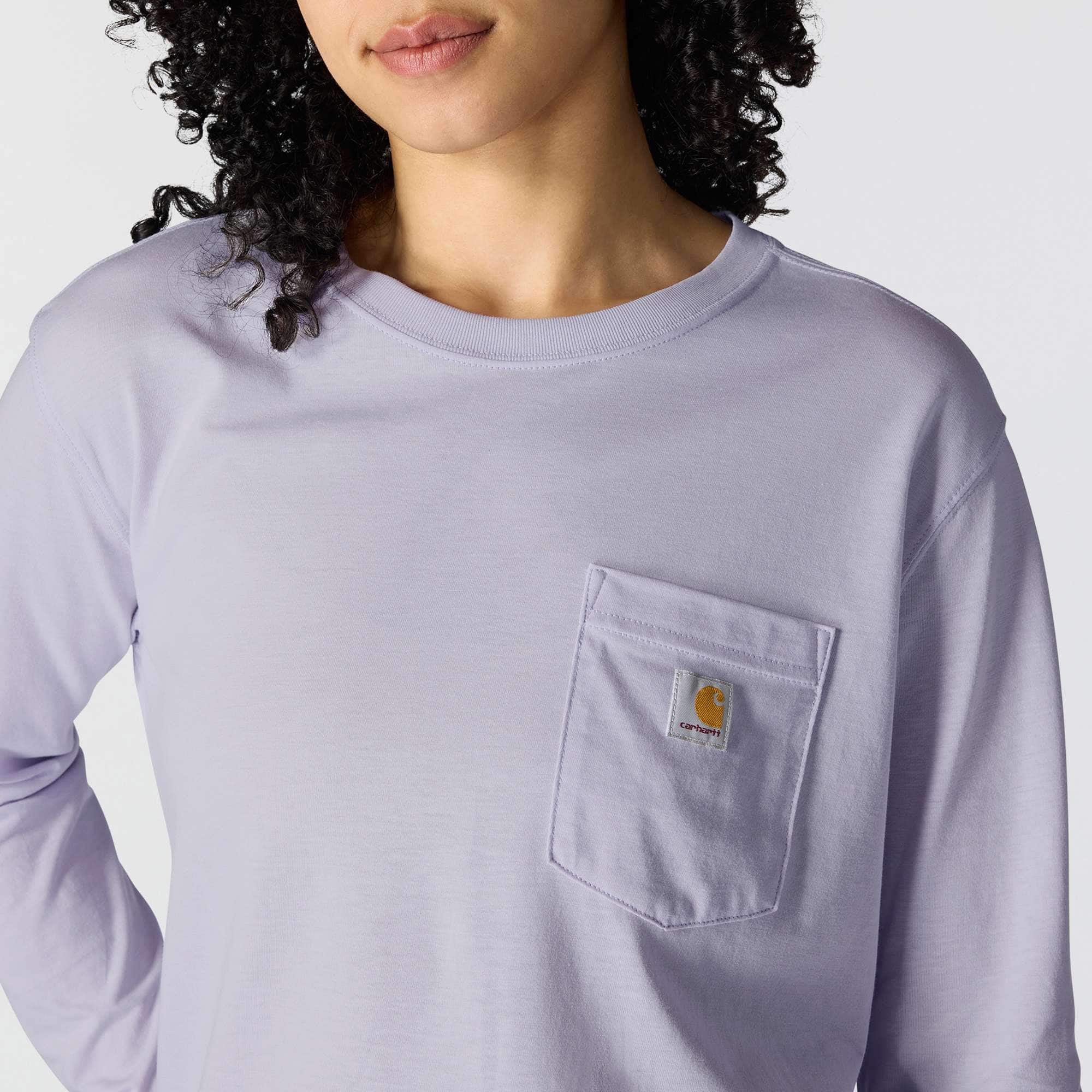 Women's TENCEL™ Fiber Series Loose Fit Long-Sleeve Crewneck Pocket T-Shirt