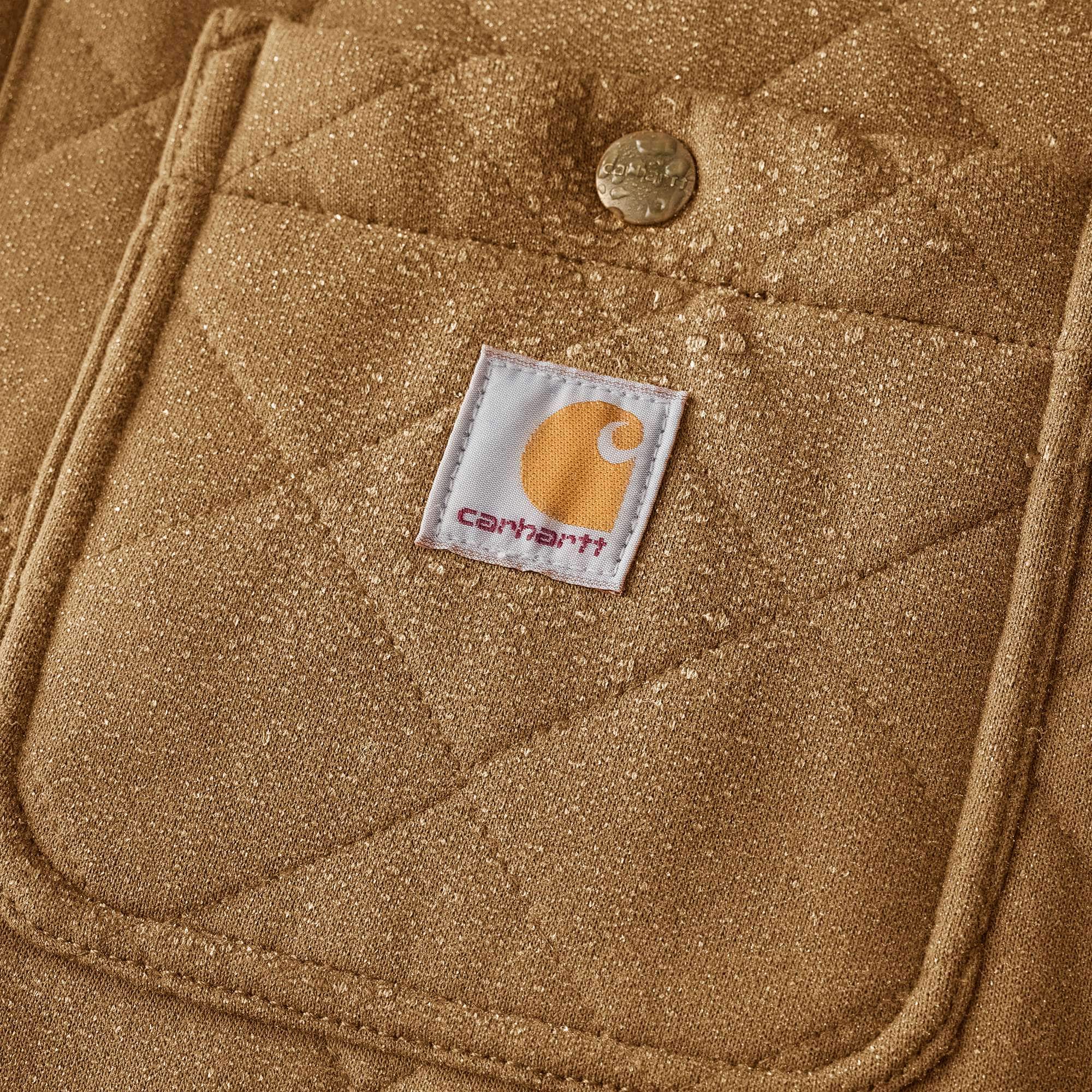 Rain Defender® Loose Fit Heavyweight Quilted Snap Front Shirt Jac