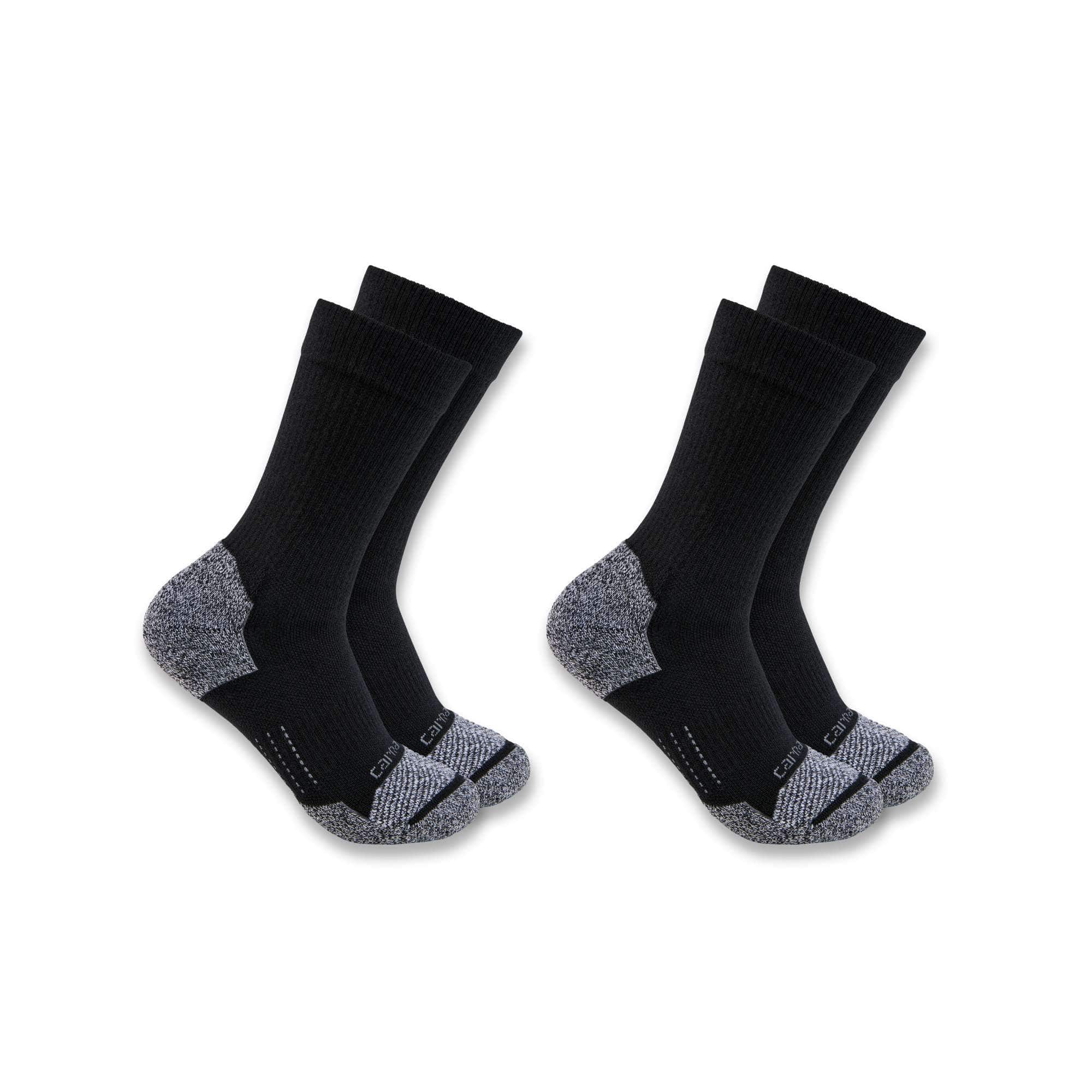Women's Carhartt Force® Midweight Synthetic Blend Crew Sock 2 Pack
