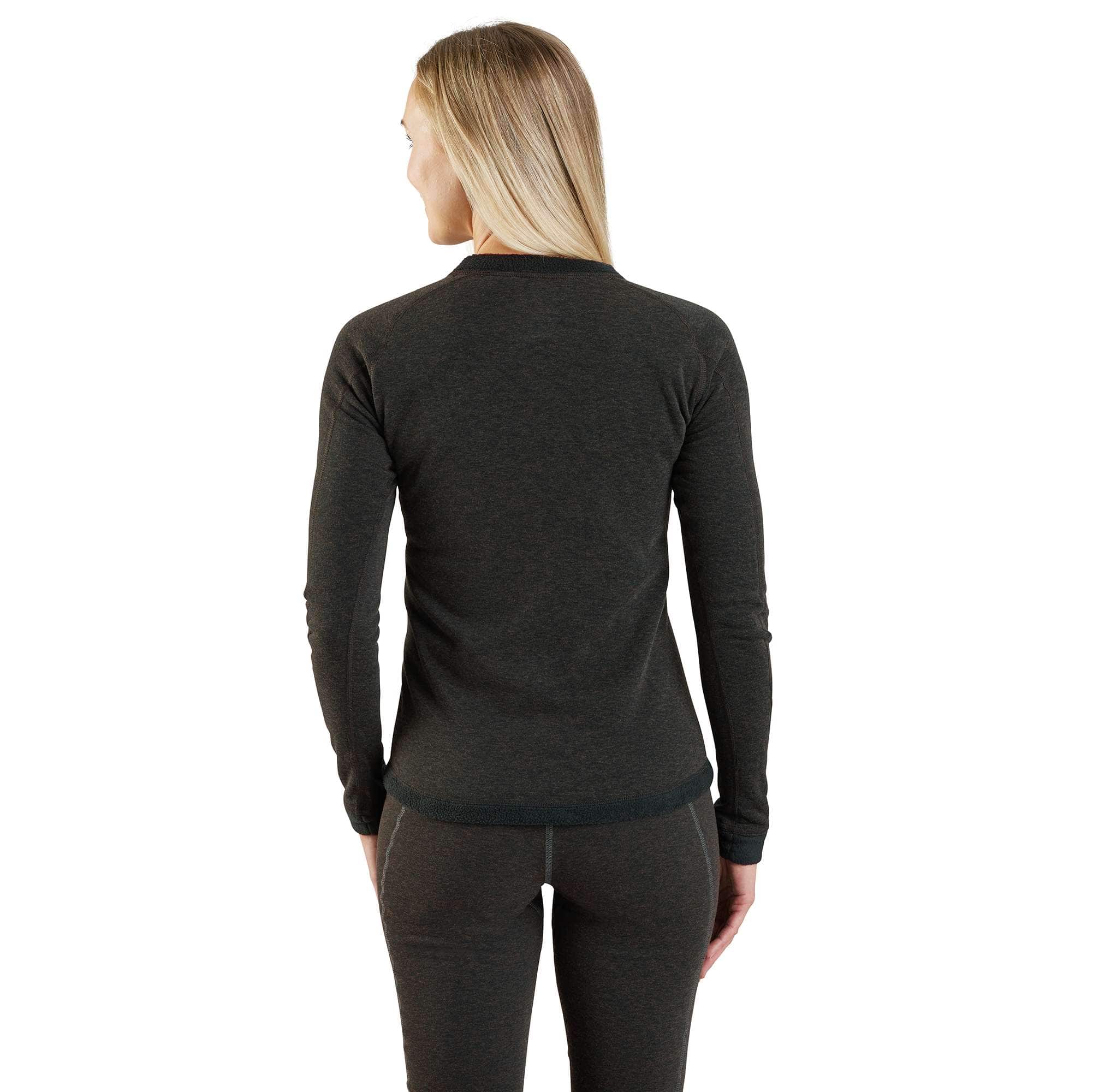 Women's Carhartt Force® Heavyweight Synthetic Wool-Blend Fleece Base Layer Crewneck Top