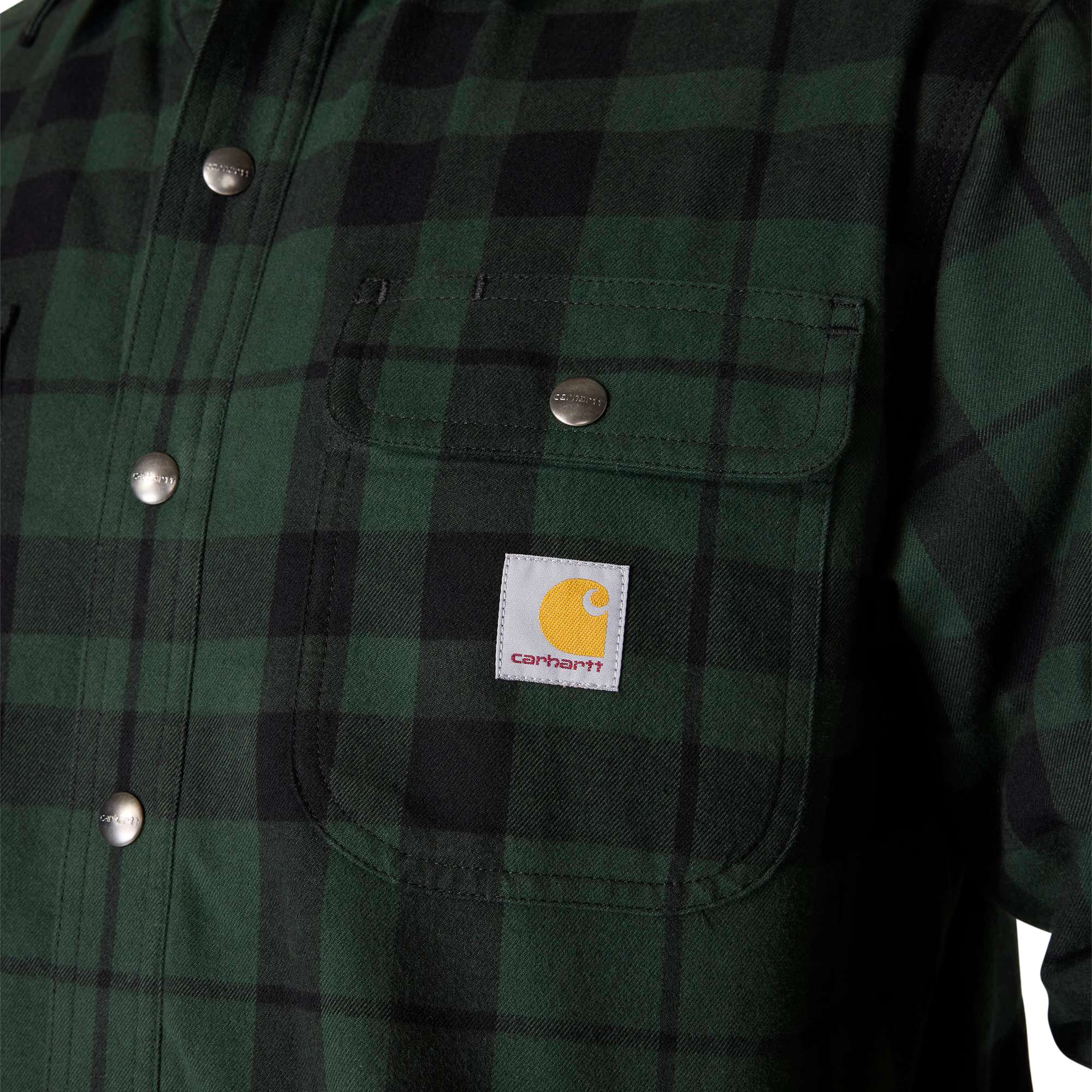 Relaxed Fit Flannel Sherpa-Lined Shirt Jac