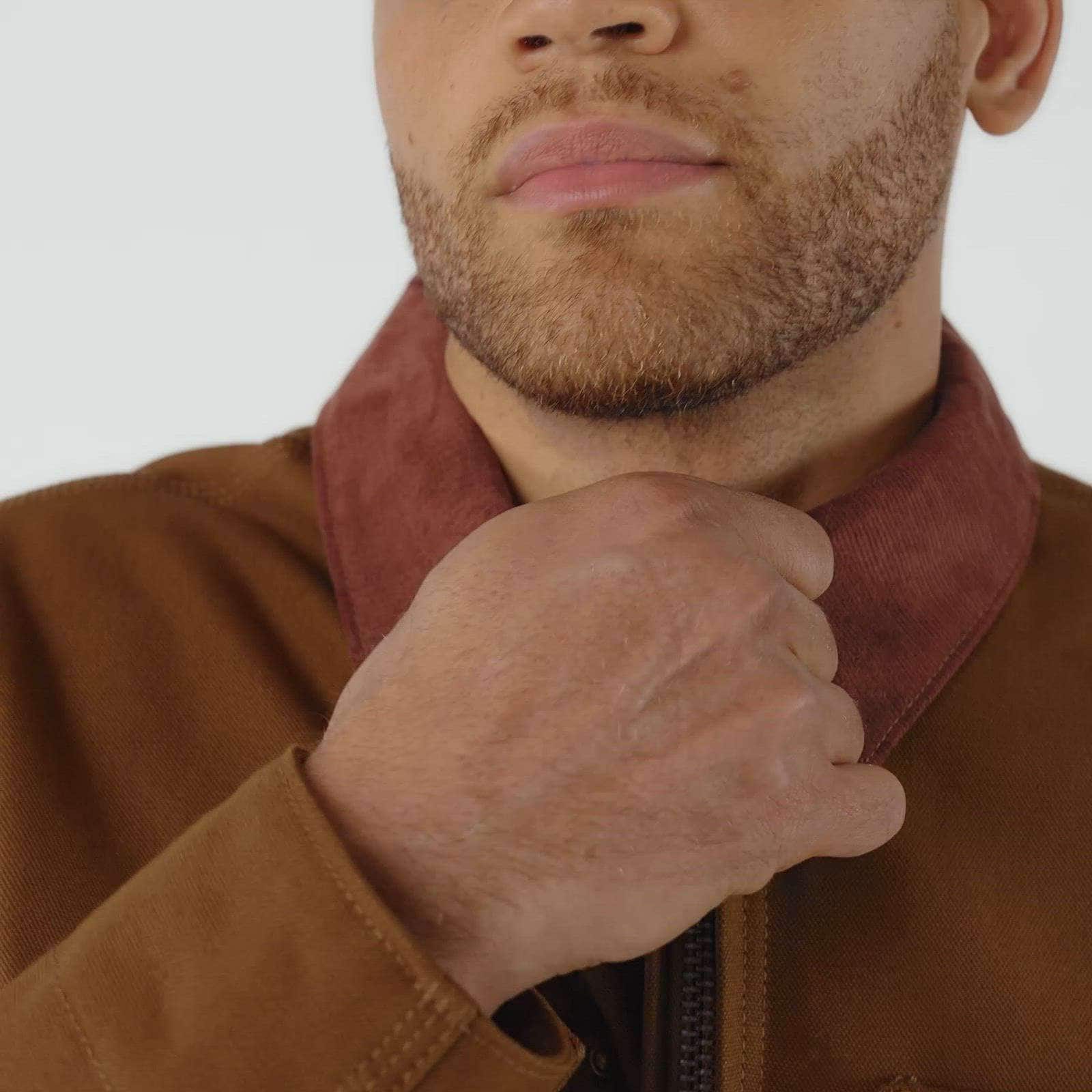 Crafted Series Duck Sherpa Lined Chore Jacket