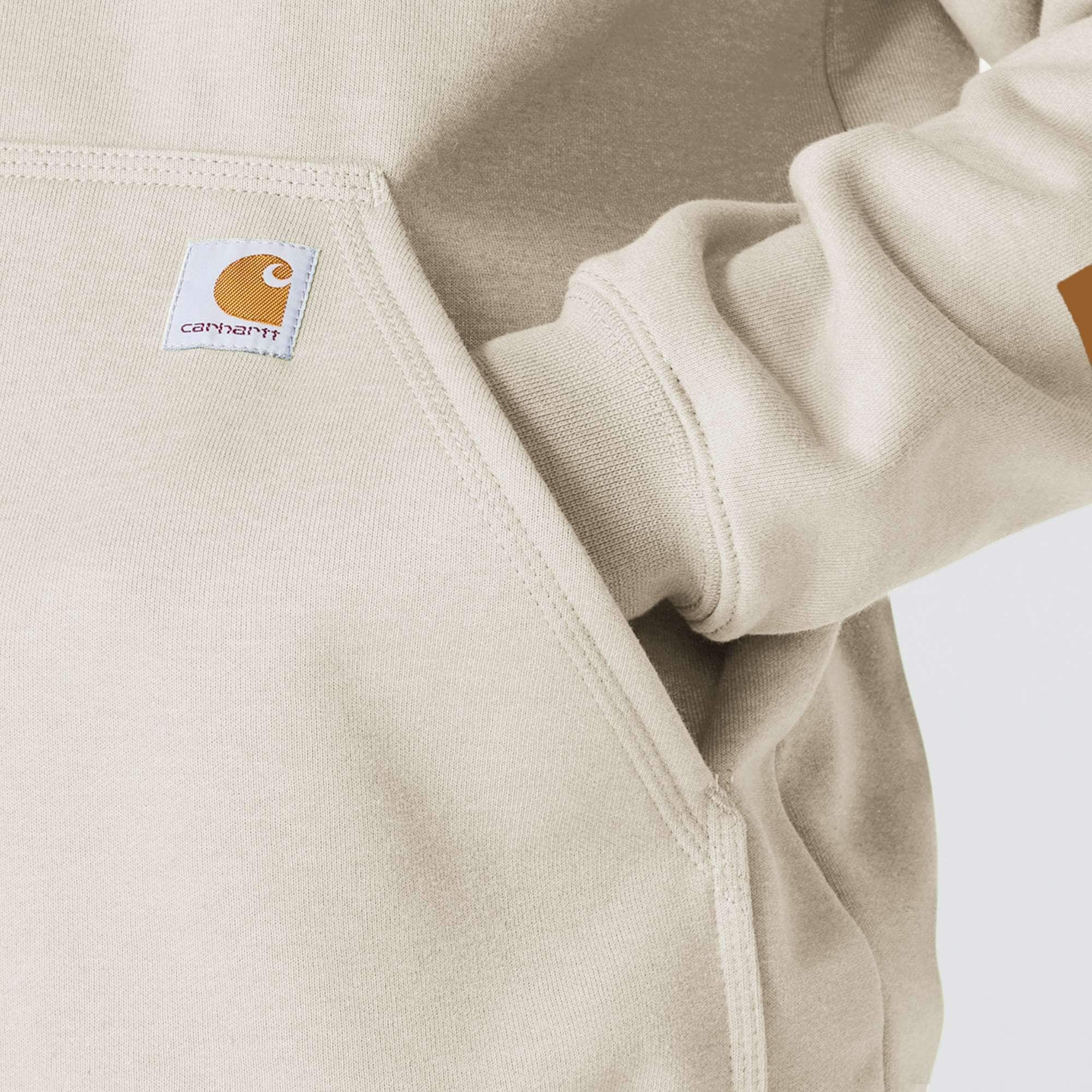 Loose Fit Midweight Logo Sleeve Graphic Hoodie