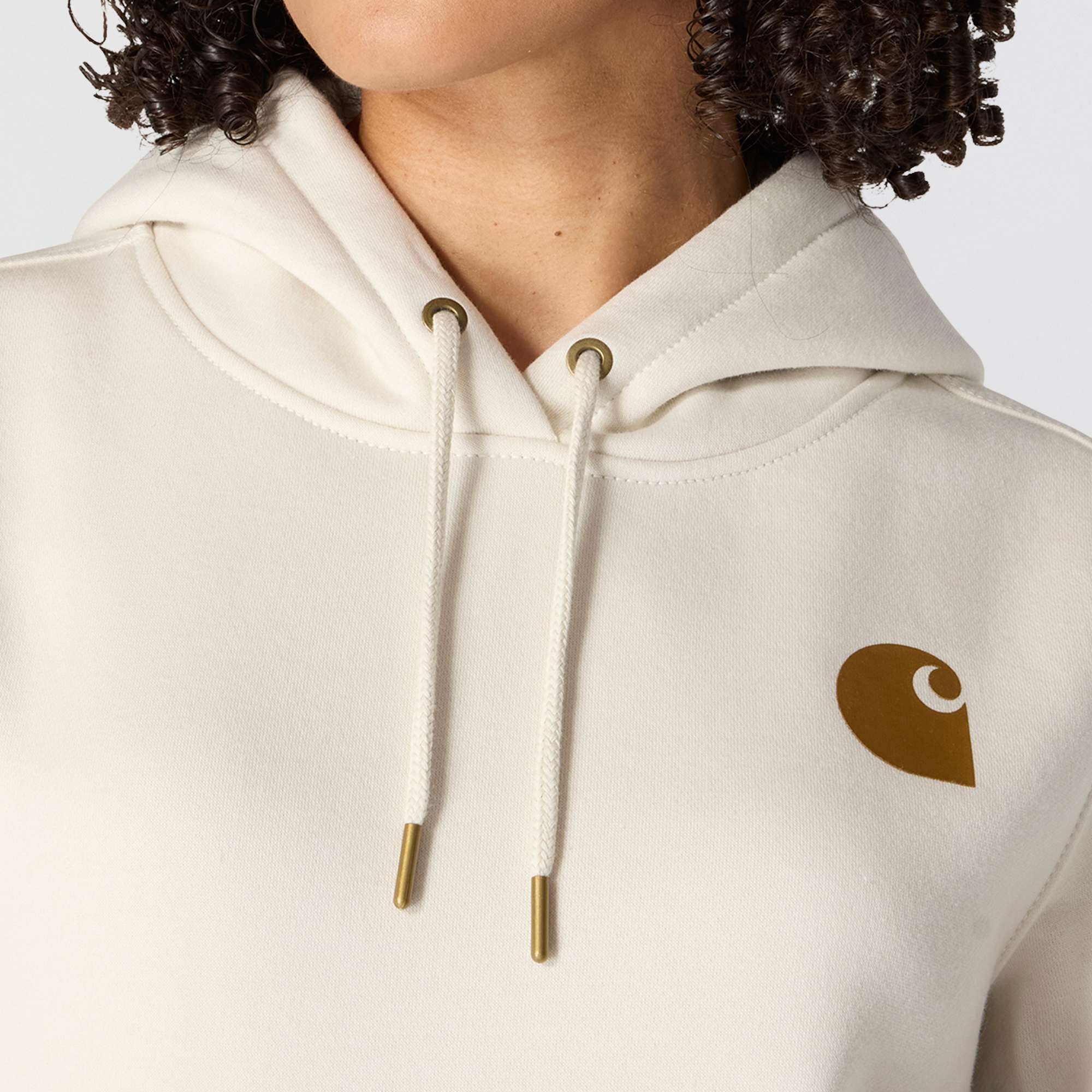 Women's Relaxed Fit Midweight Logo Sleeve Graphic Hoodie