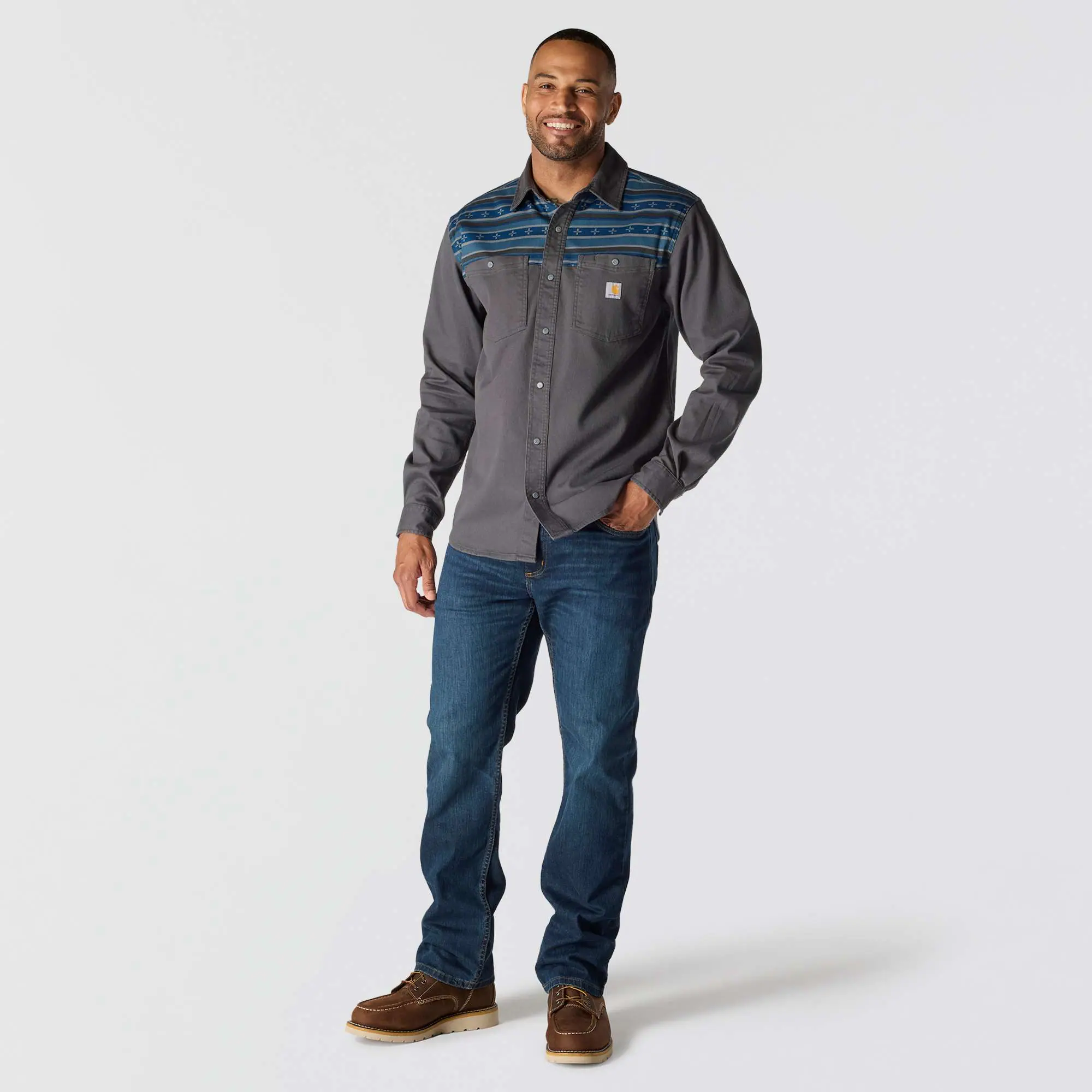 Montana Rugged Flex™ Relaxed Fit Corduroy Long-Sleeve Shirt