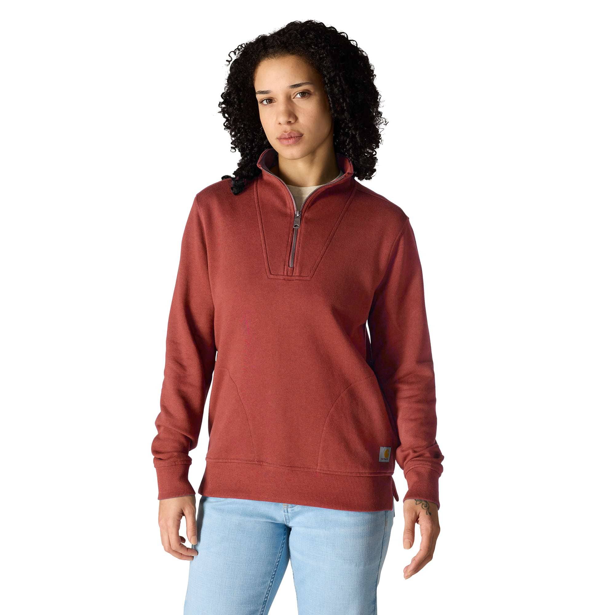 Women's TENCEL™ Fiber Series Relaxed Fit Half-Zip Sweatshirt
