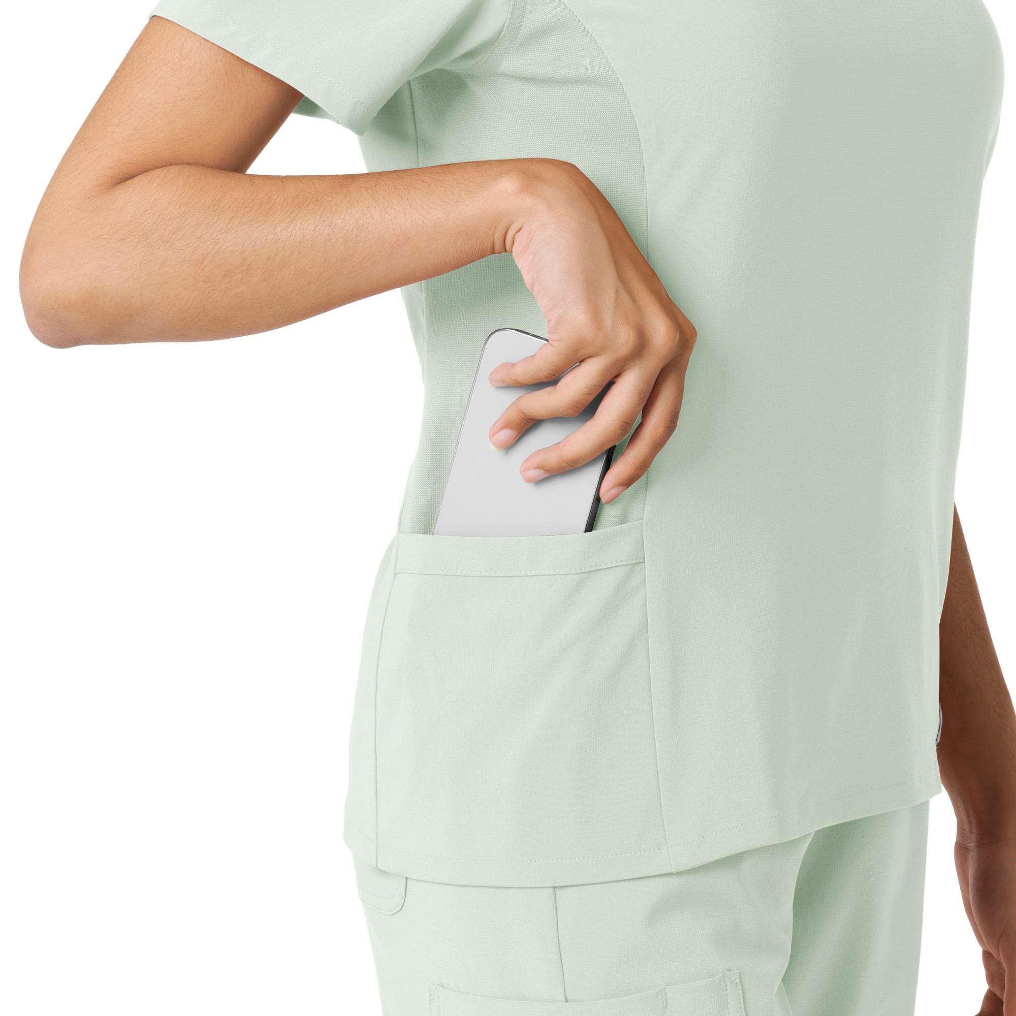 Women's Force Cross-Flex Knit Panel Scrub Top