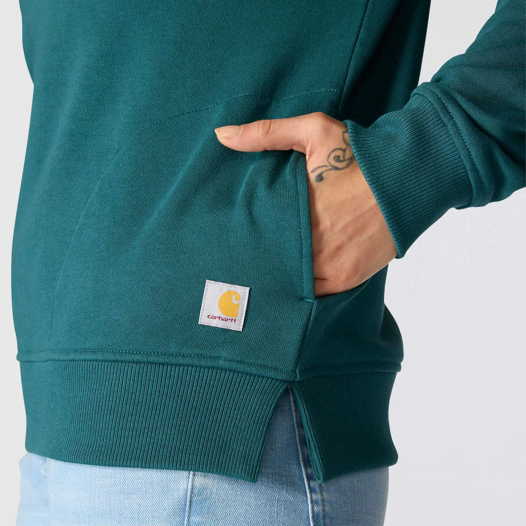 Women's TENCEL™ Fiber Series Relaxed Fit Half-Zip Sweatshirt