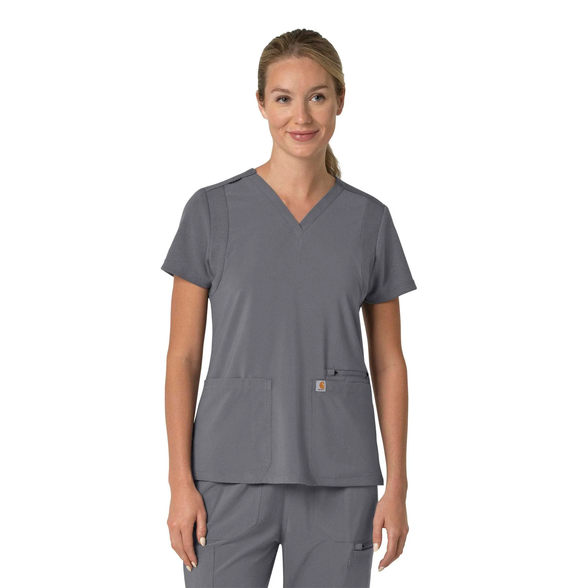 Women's Force Cross-Flex  Flex Panel V-Neck Scrub Top