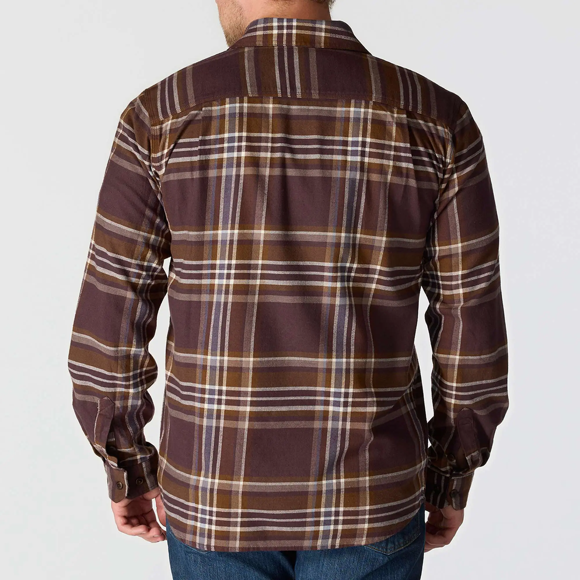 Rugged Flex™ Relaxed Fit Midweight Flannel Long-Sleeve Plaid Shirt