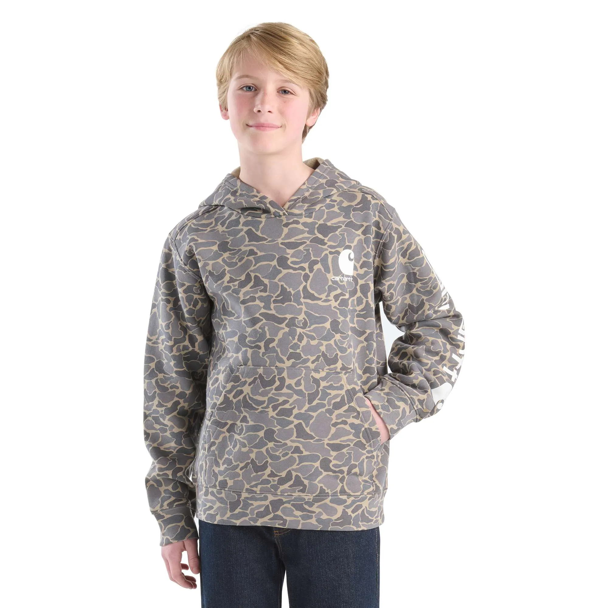 Boys' Long Sleeve Camo Graphic Sweatshirt (Child/Youth)
