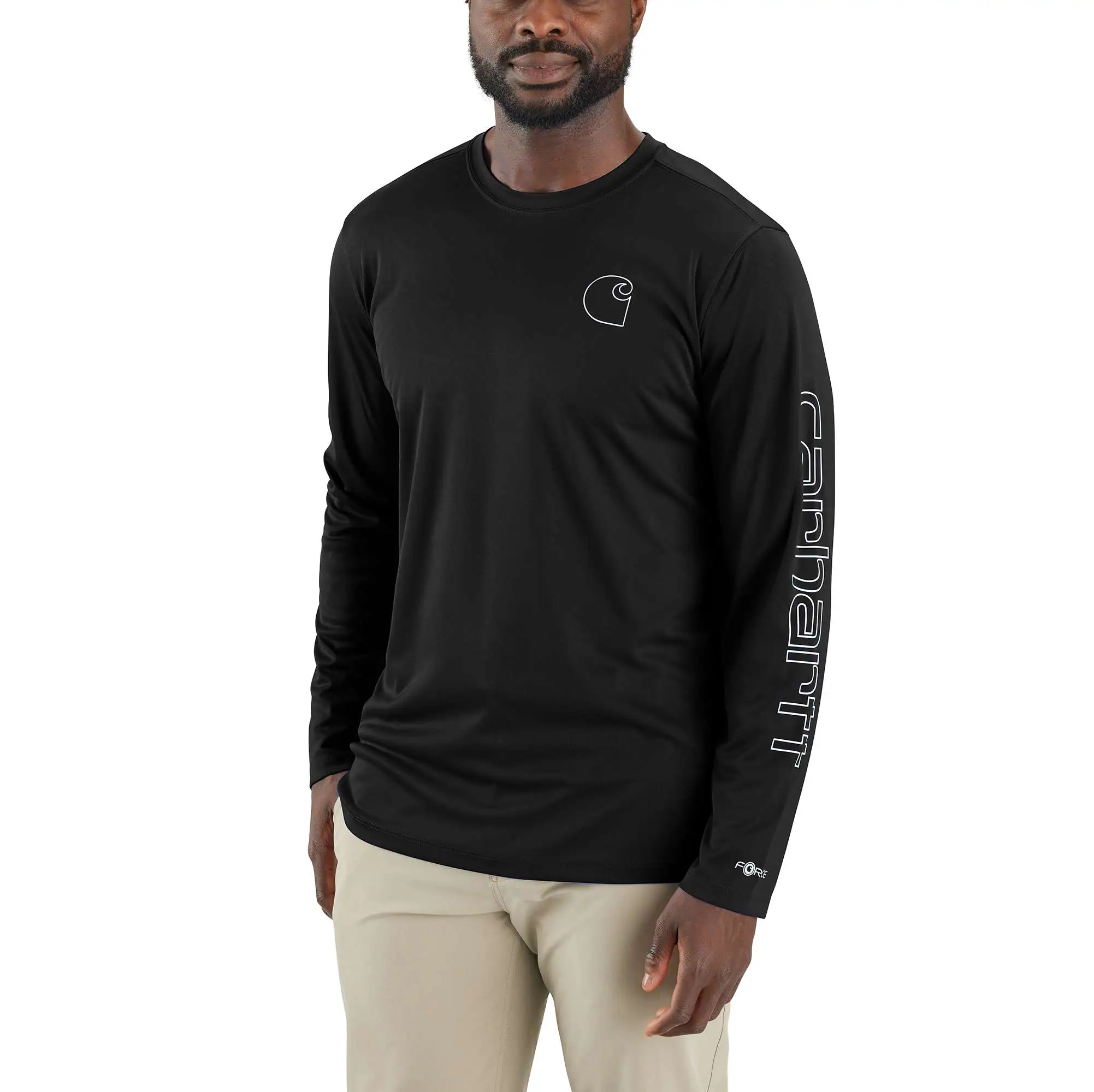 Force Sun Defender™ Lightweight Long-Sleeve Logo Graphic T-Shirt
