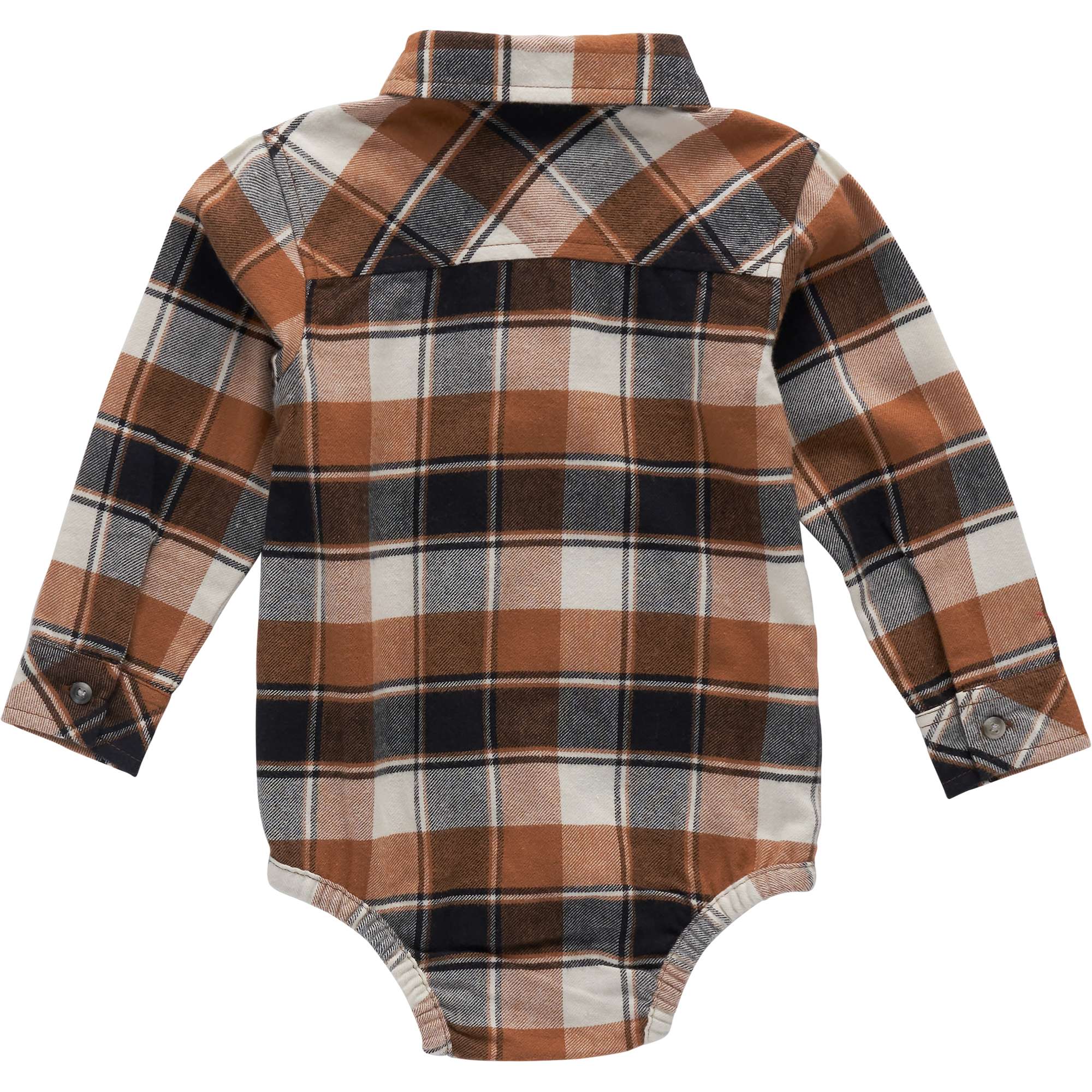 Boys' Long Sleeve Flannel Bodysuit (Baby)