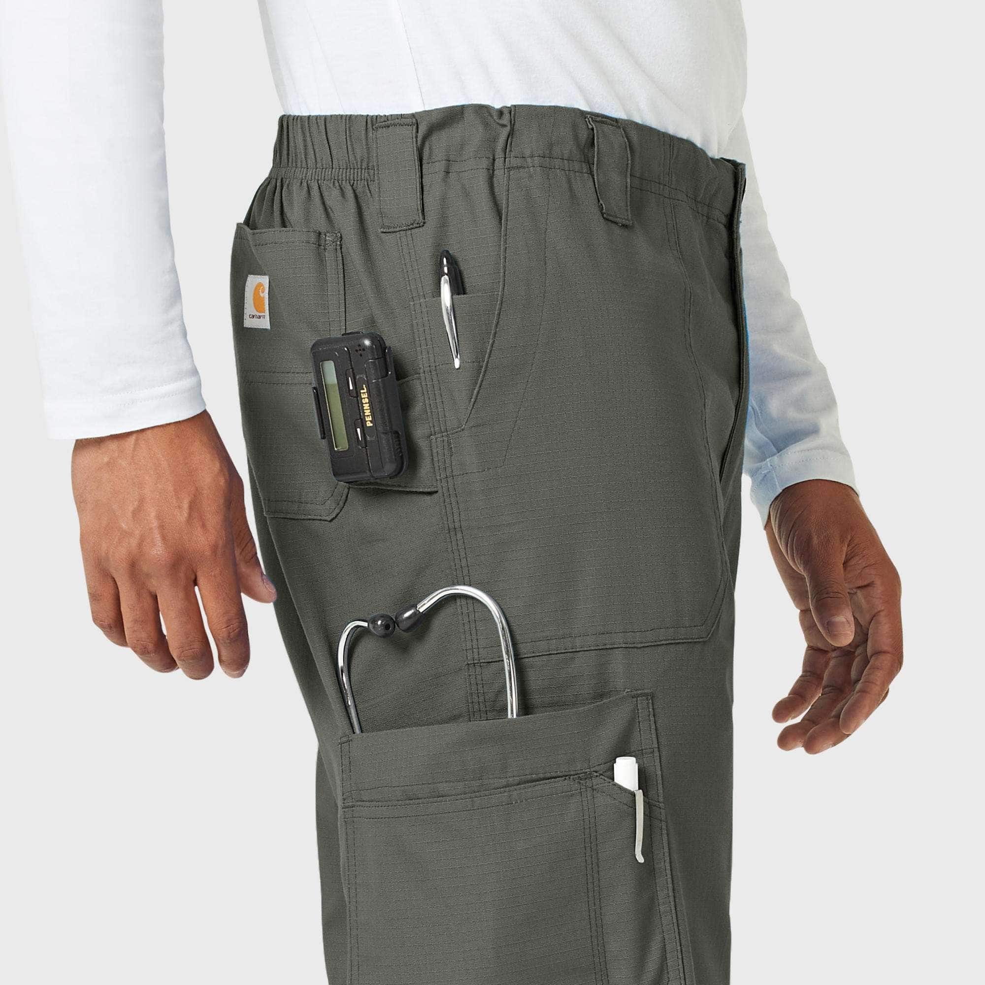 Ripstop Boot Cut 8-Pocket Cargo Scrub Pant