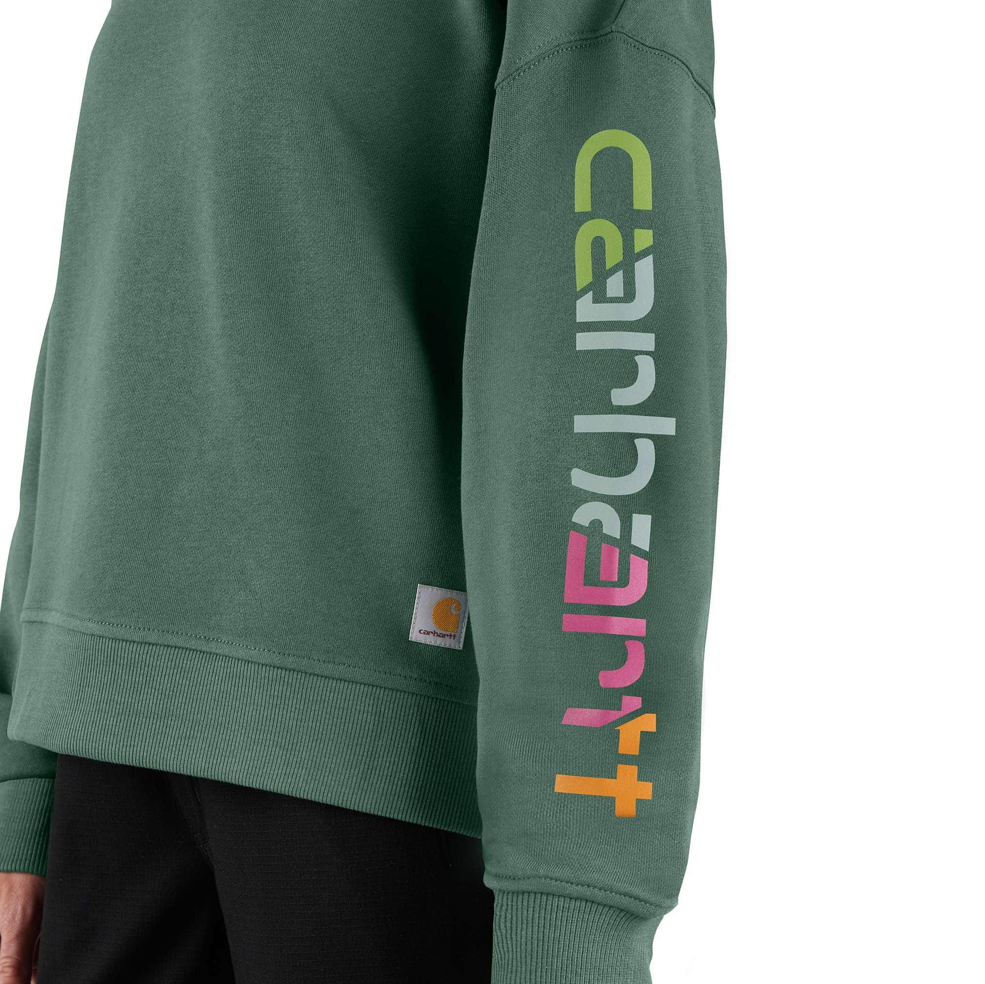 Women's TENCEL™ Fiber Series Loose Fit Sleeve Graphic Sweatshirt