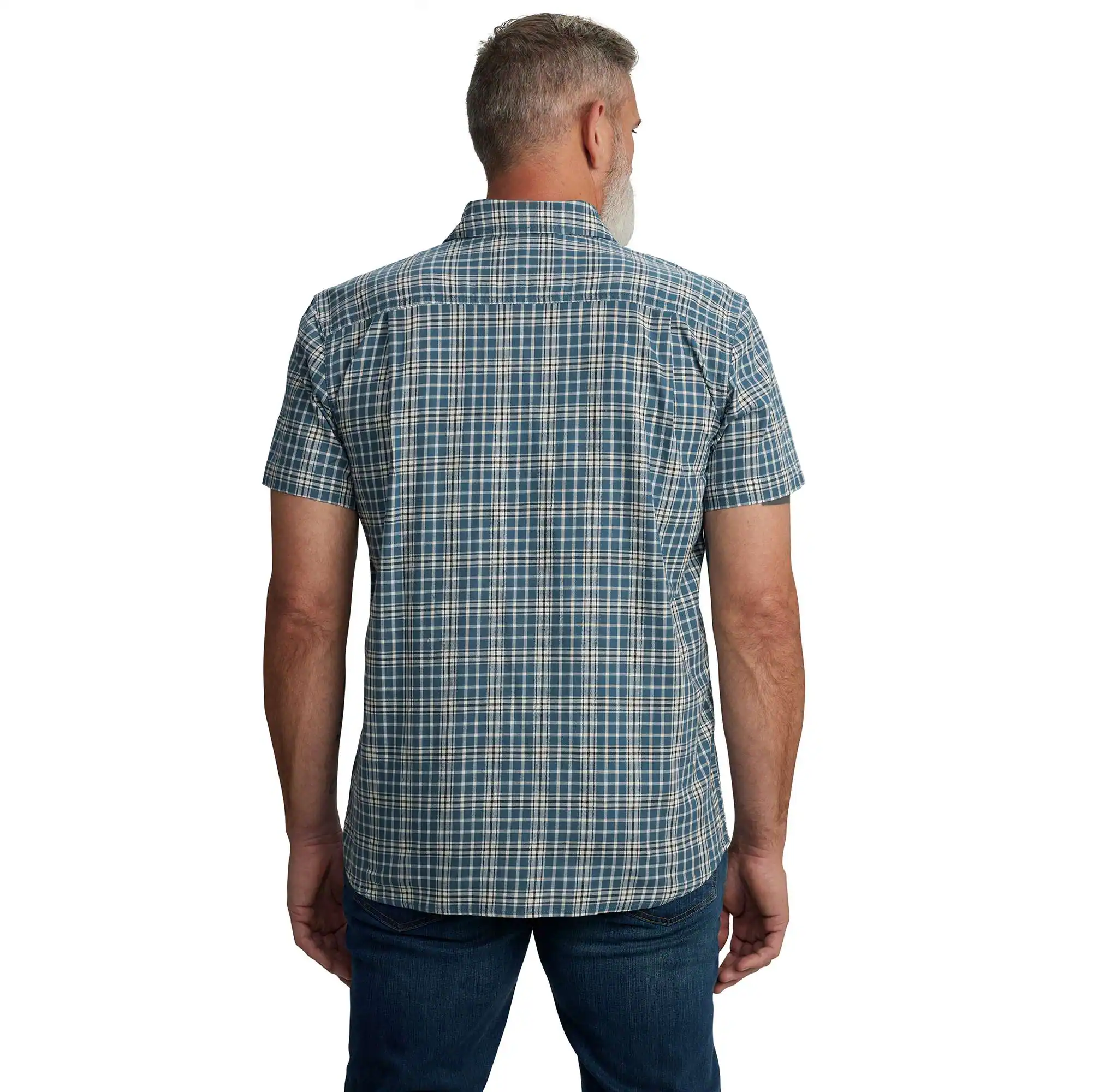 Rugged Flex® Relaxed Fit Lightweight Short-Sleeve Plaid Shirt