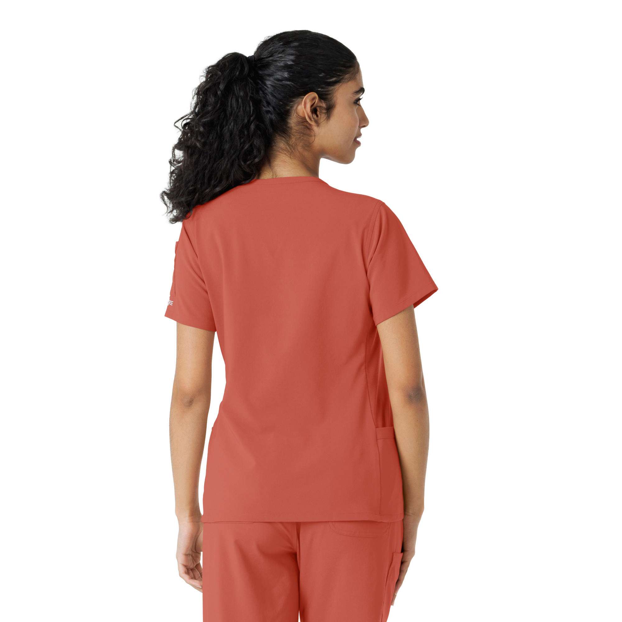 Women's Force Cross-Flex Knit Panel Scrub Top