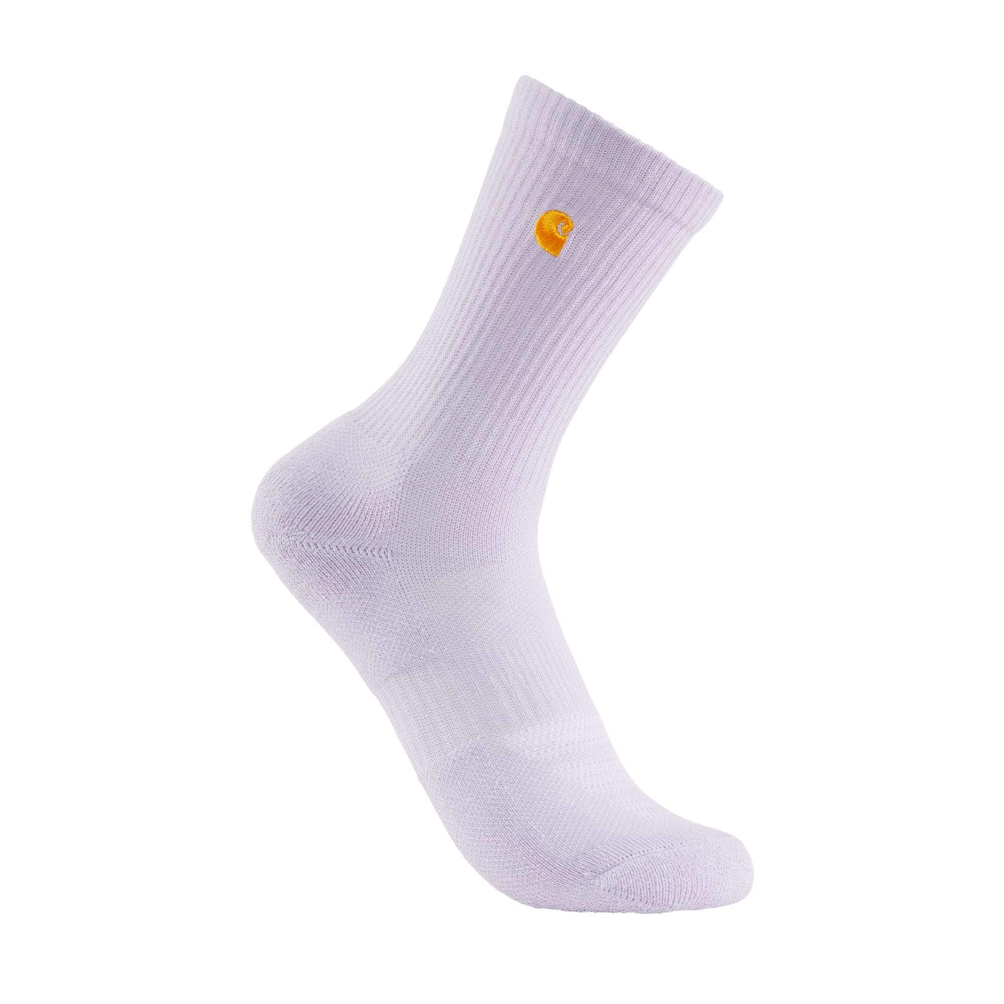 Kids' Midweight Embroidered Crew Sock 4-Pack (Youth)