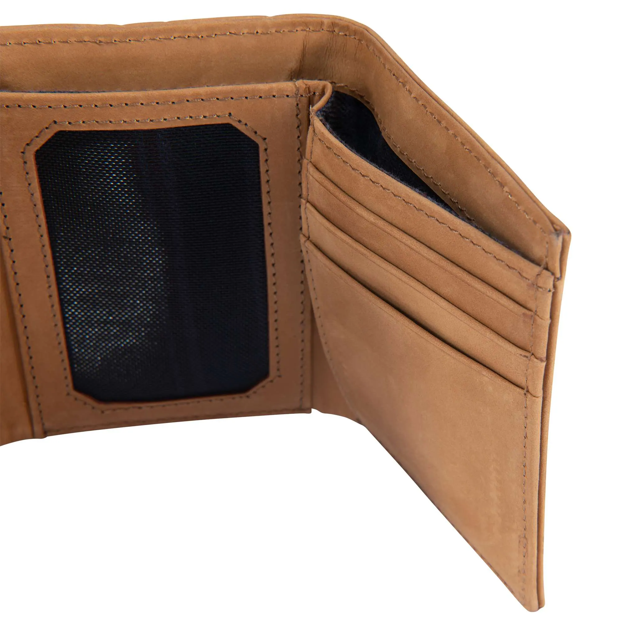 Saddle Leather Trifold Wallet