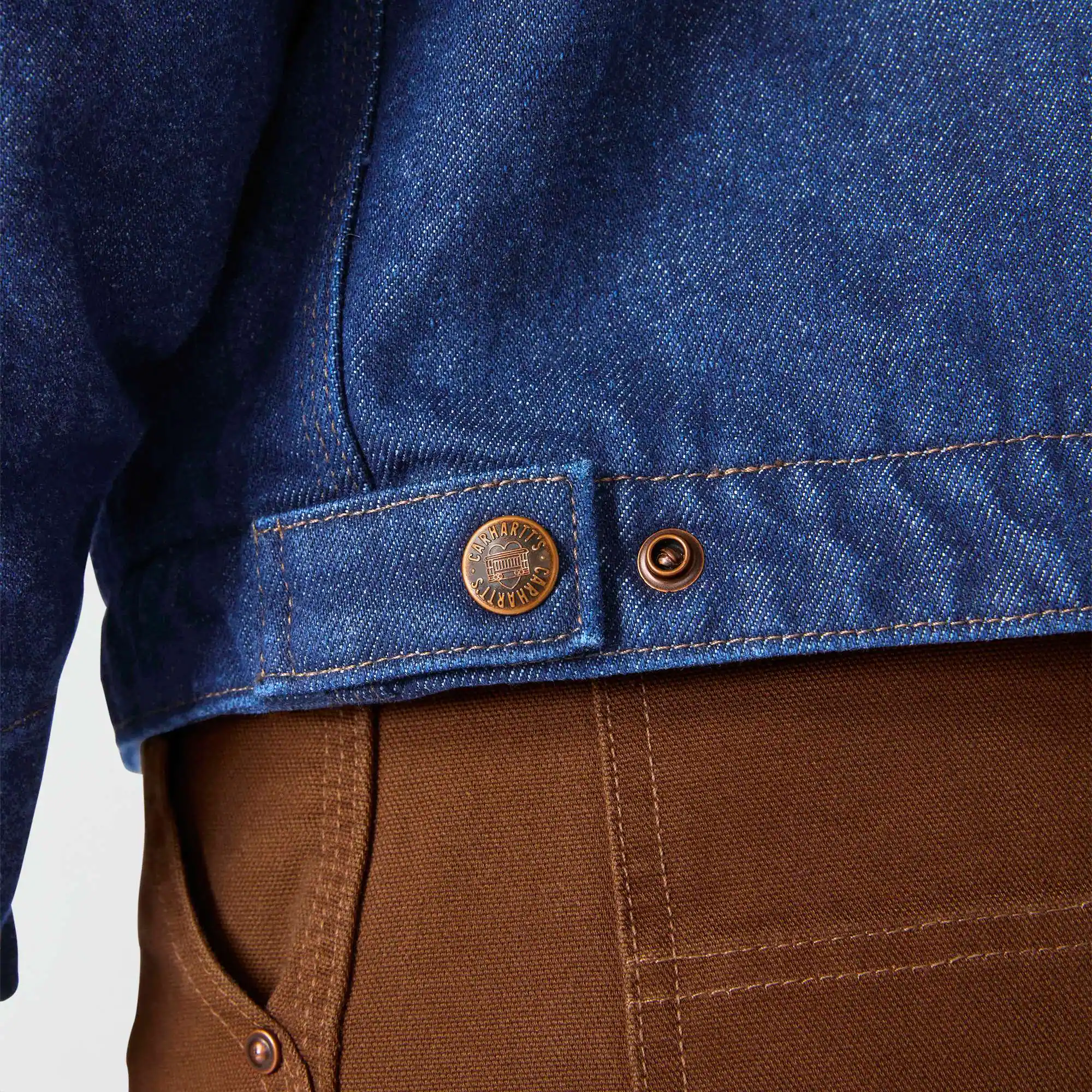 Crafted Series Denim Sherpa Lined Chore Jacket