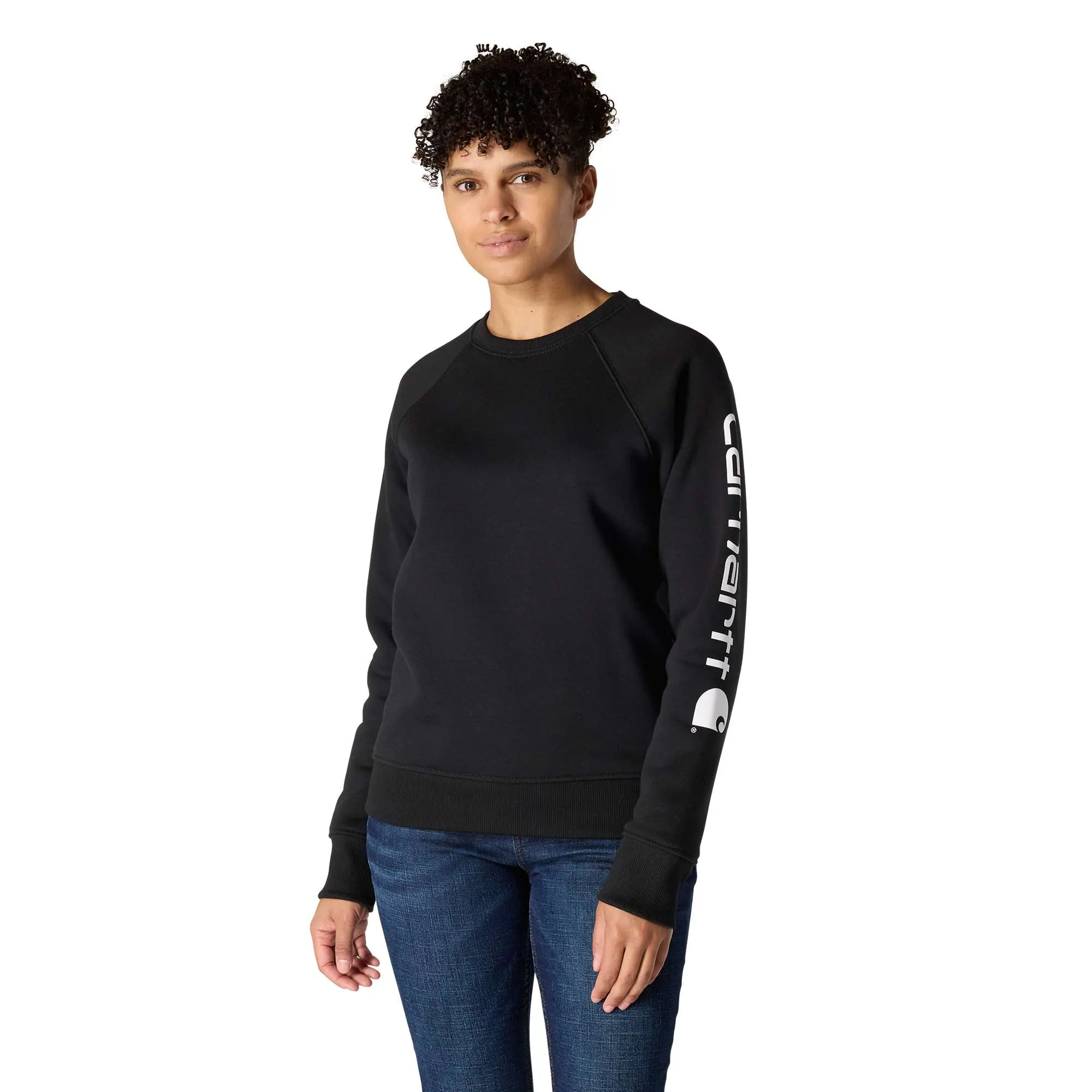 Women's Relaxed Fit Midweight Graphic Crewneck Sweatshirt