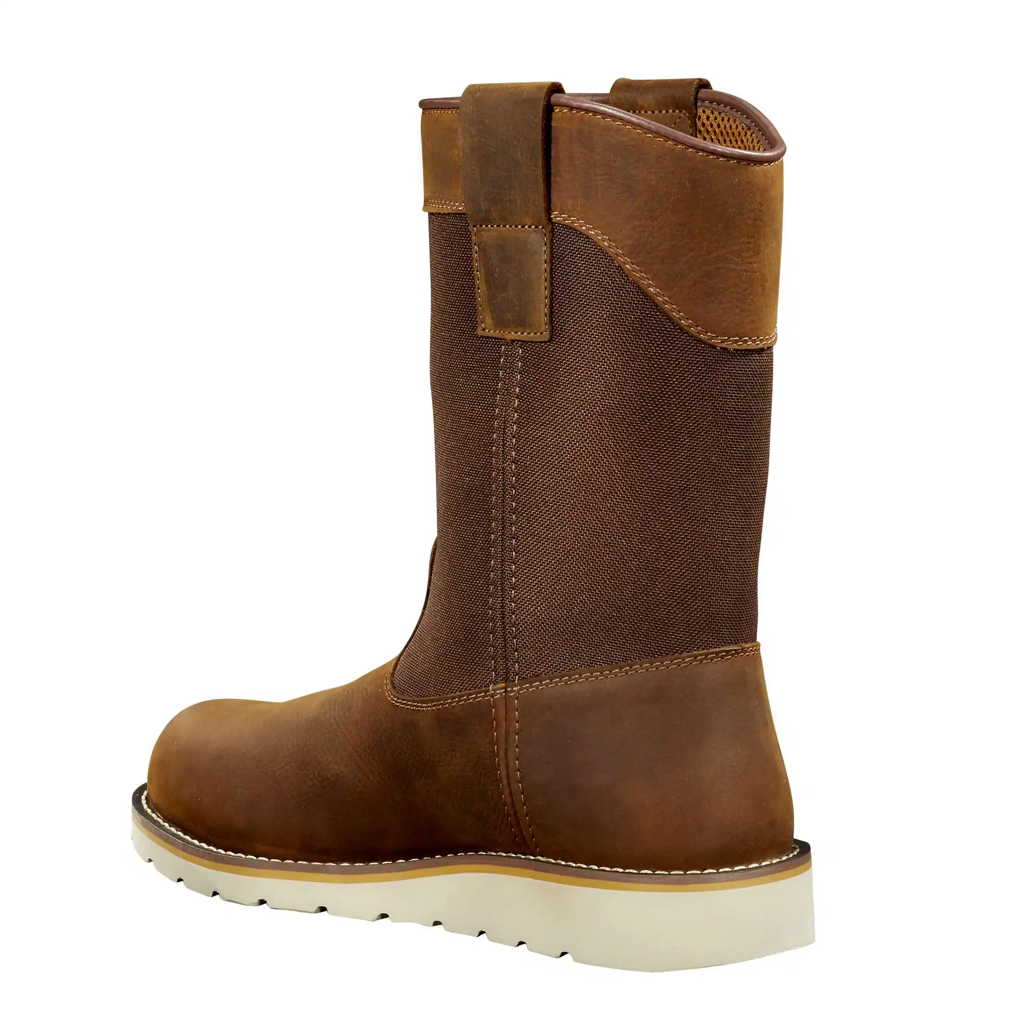 Waterproof 10" Steel Toe Wellington Wedge Boot