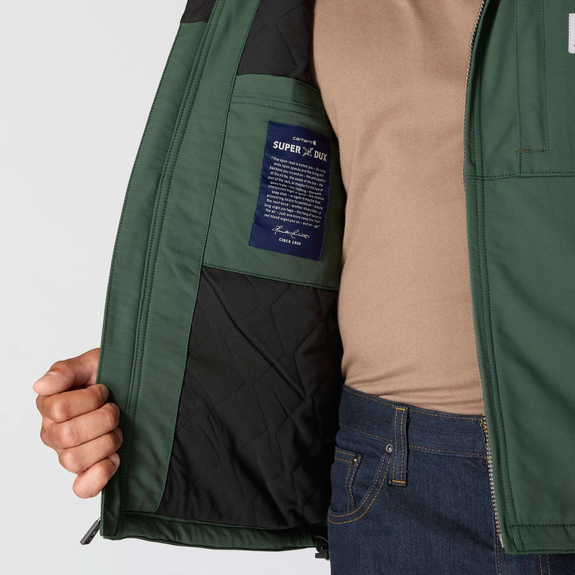 Men's Super Dux® Full Swing® Insulated Tech Jacket - 3 Warmest Rating