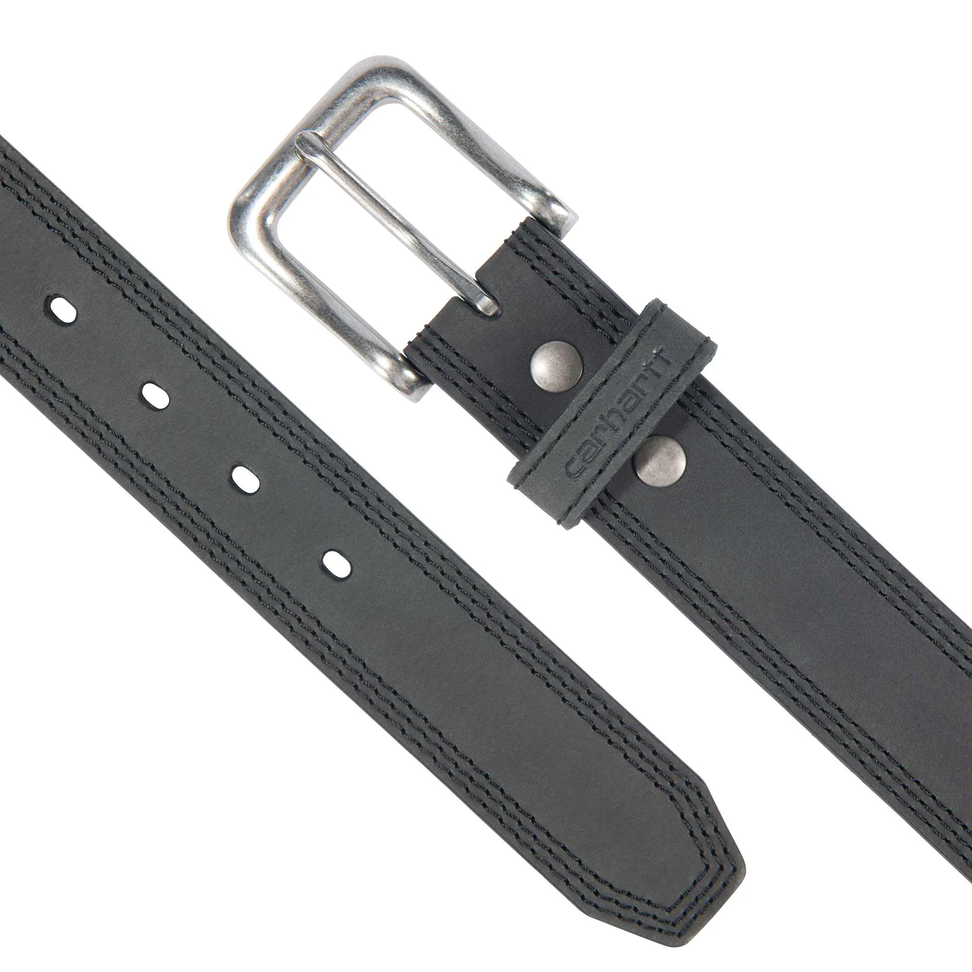 Leather Triple Stitch Belt