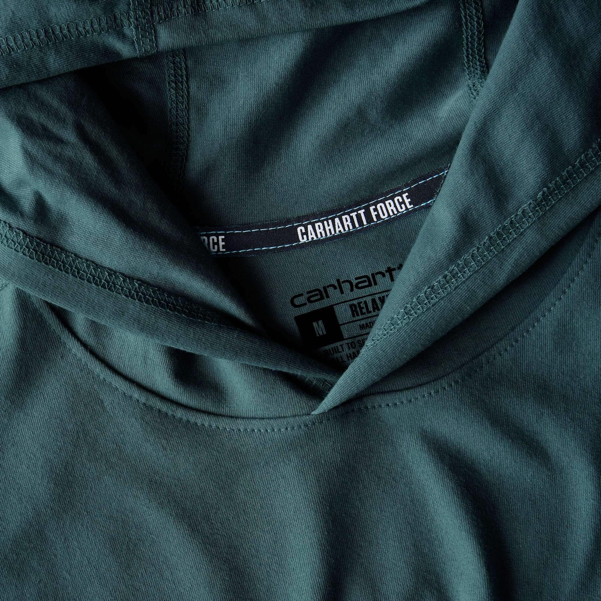 Carhartt Force® Relaxed Fit Long-Sleeve Logo Graphic Hooded T-Shirt