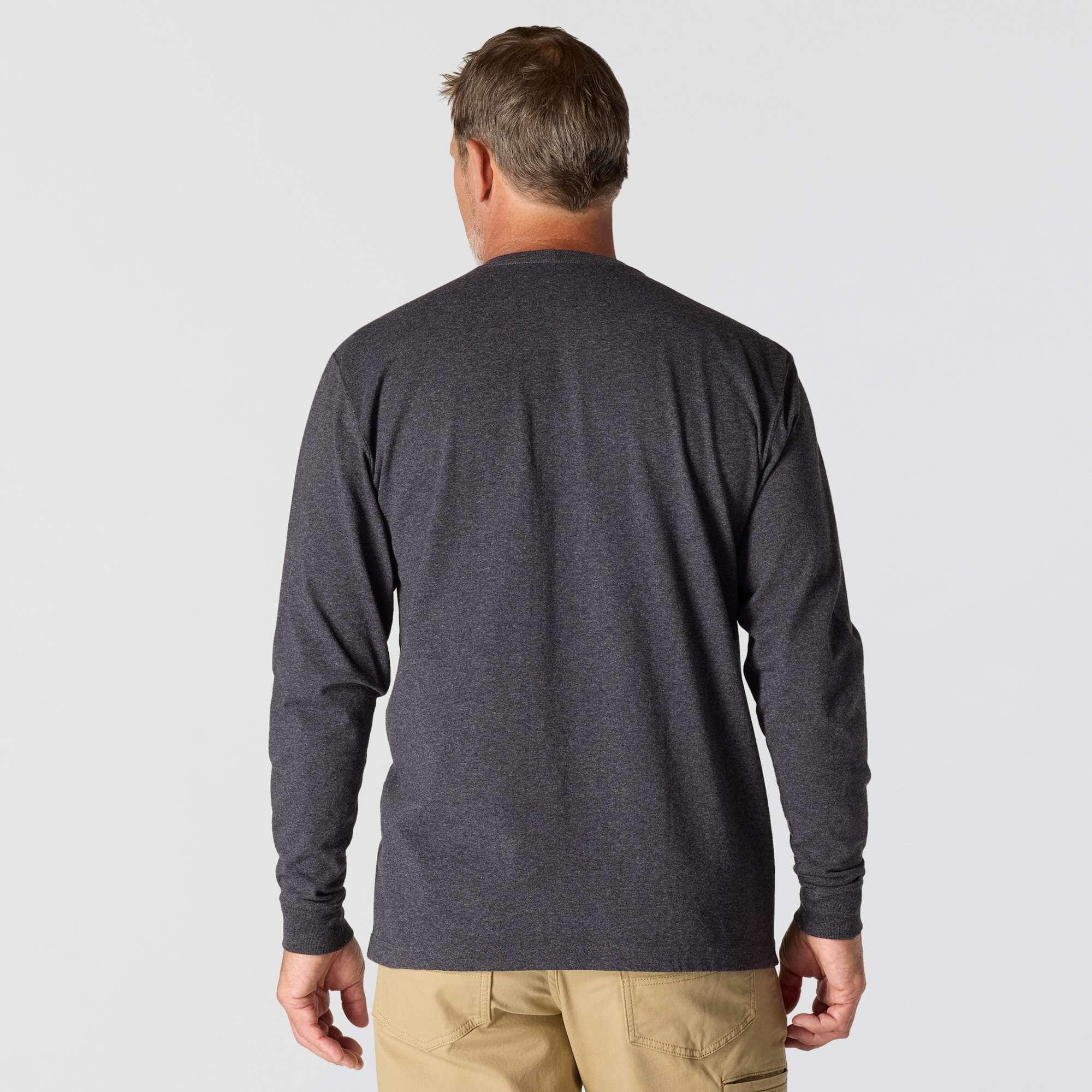 Loose Fit Heavyweight Long-Sleeve Pocket T-Shirt