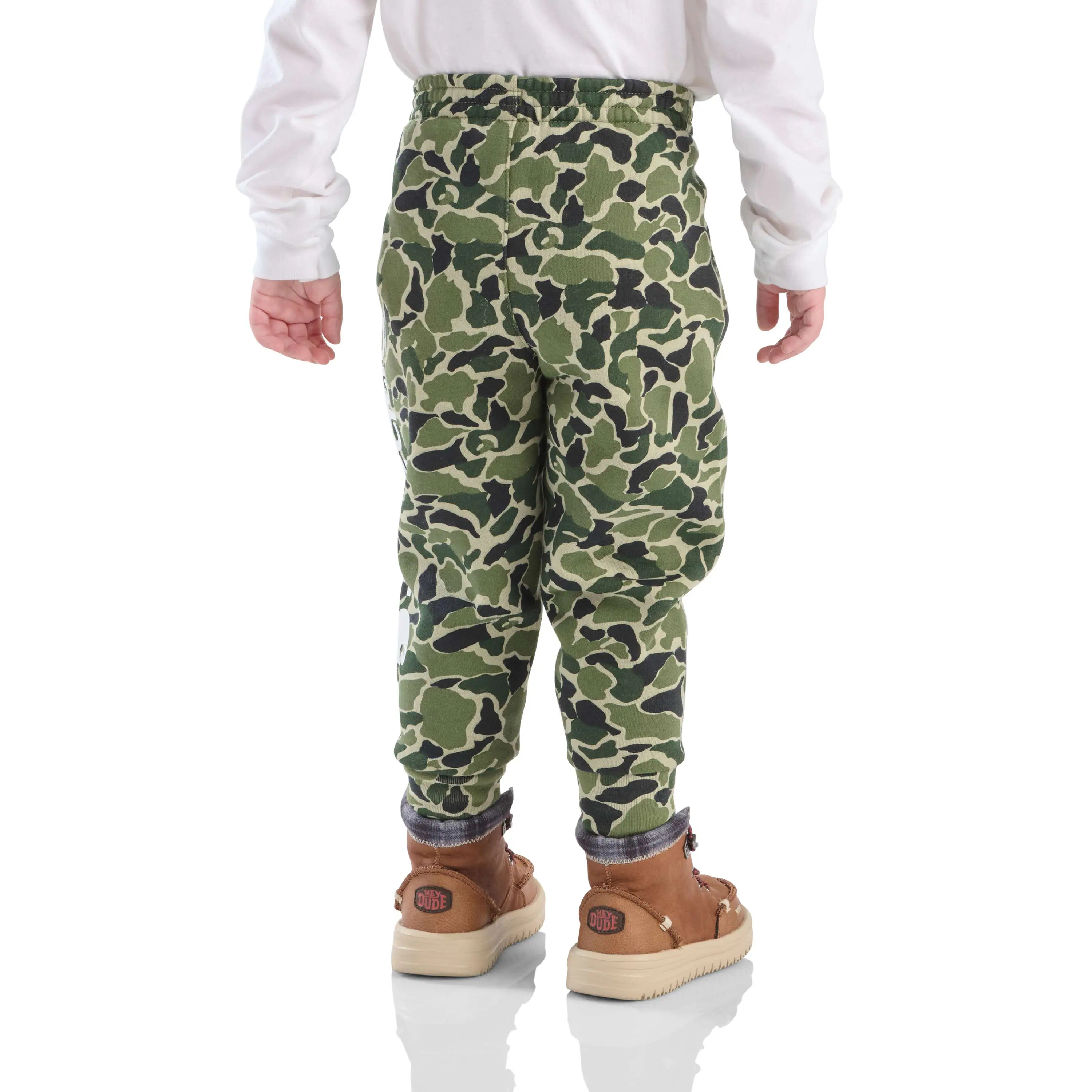 Boys' Elastic Waistband Fleece Camo Logo Sweatpants (Baby/Toddler)