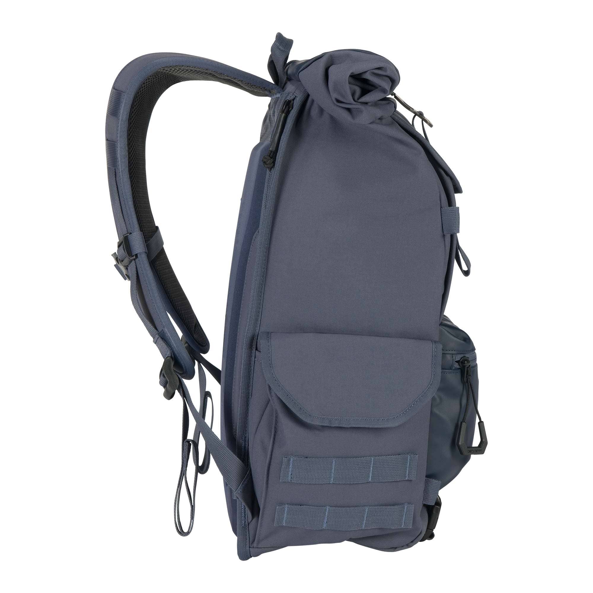 40L Nylon Roll-Top Backpack