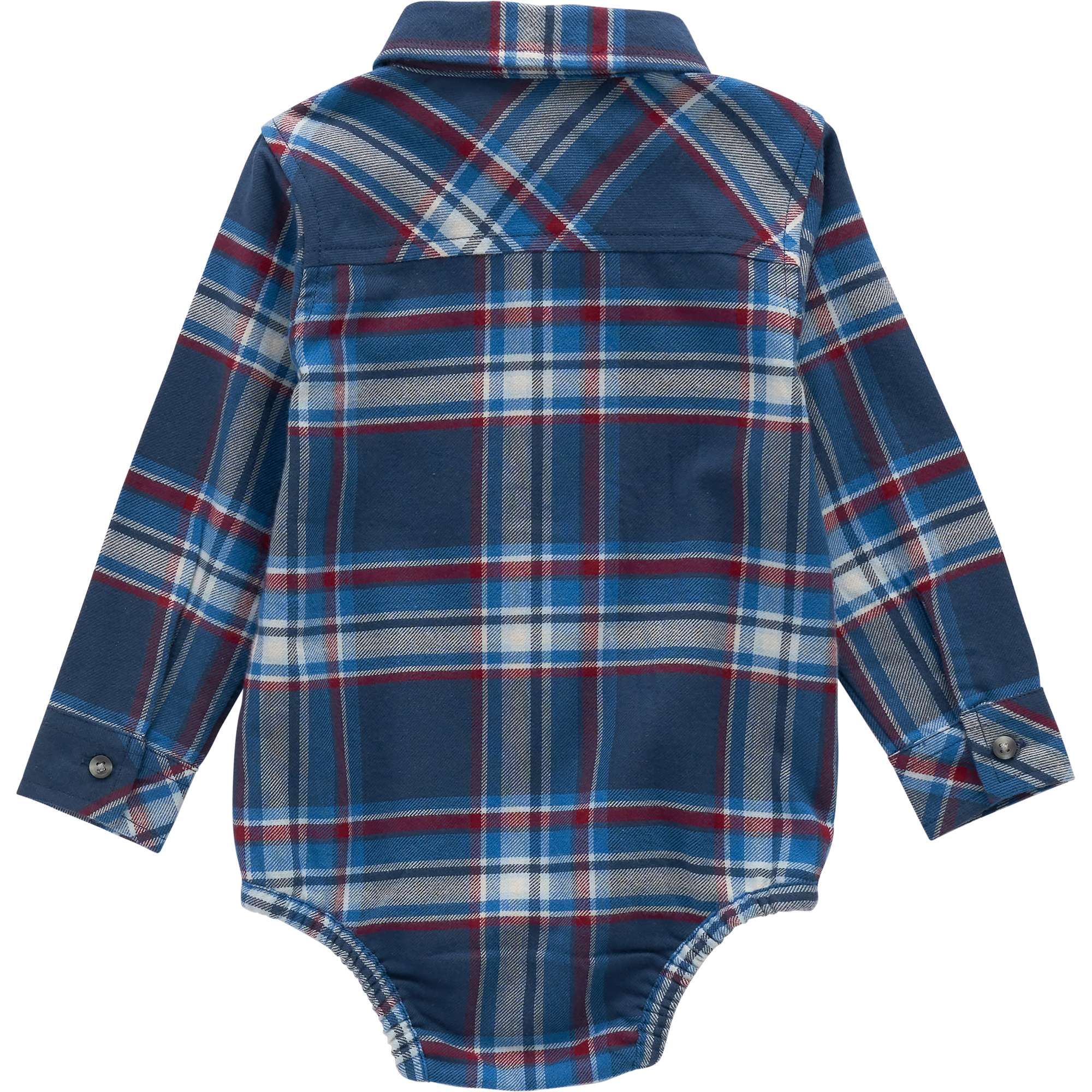 Boys' Long Sleeve Flannel Bodysuit (Baby)