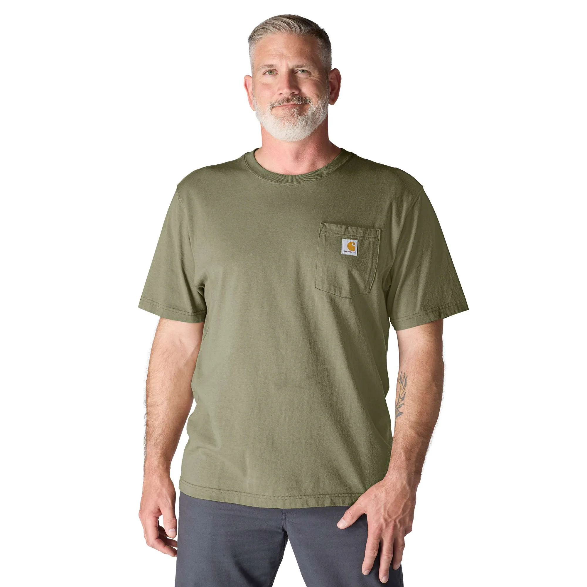 Loose Fit Heavyweight Short-Sleeve Pocket T-Shirt