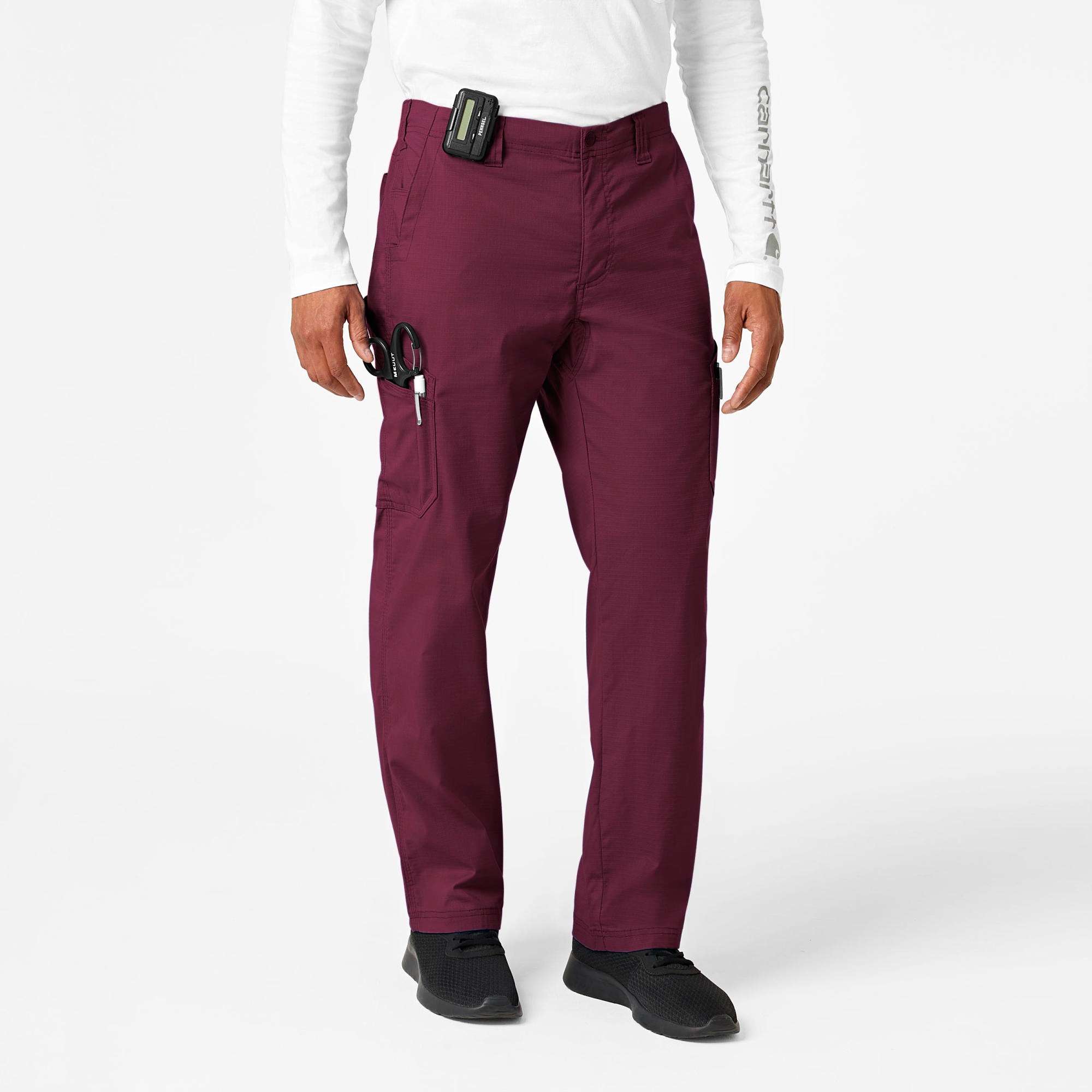 Rugged Flex® Ripstop Straight Leg Cargo Scrub Pant