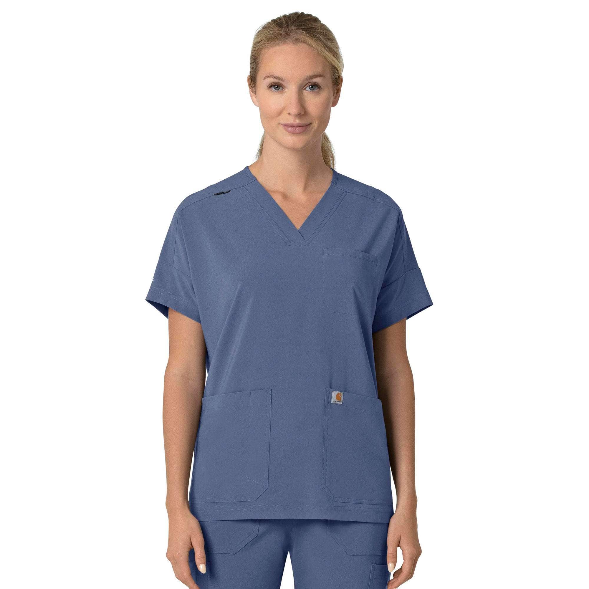 Women's Force Cross-Flex  Oversized V-Neck Scrub Top