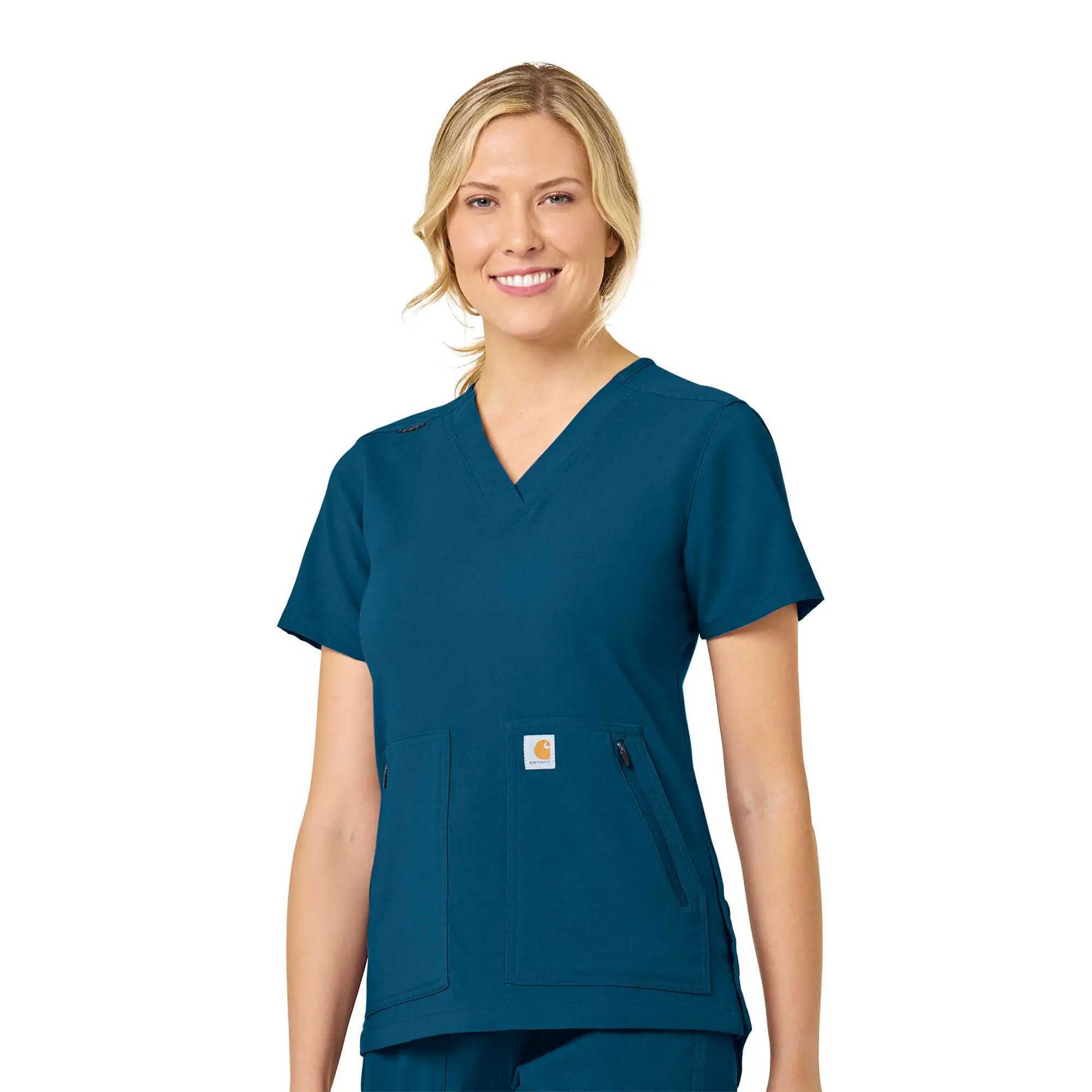 Women's Rugged Flex® Peak  4-Pocket V-Neck Scrub Top