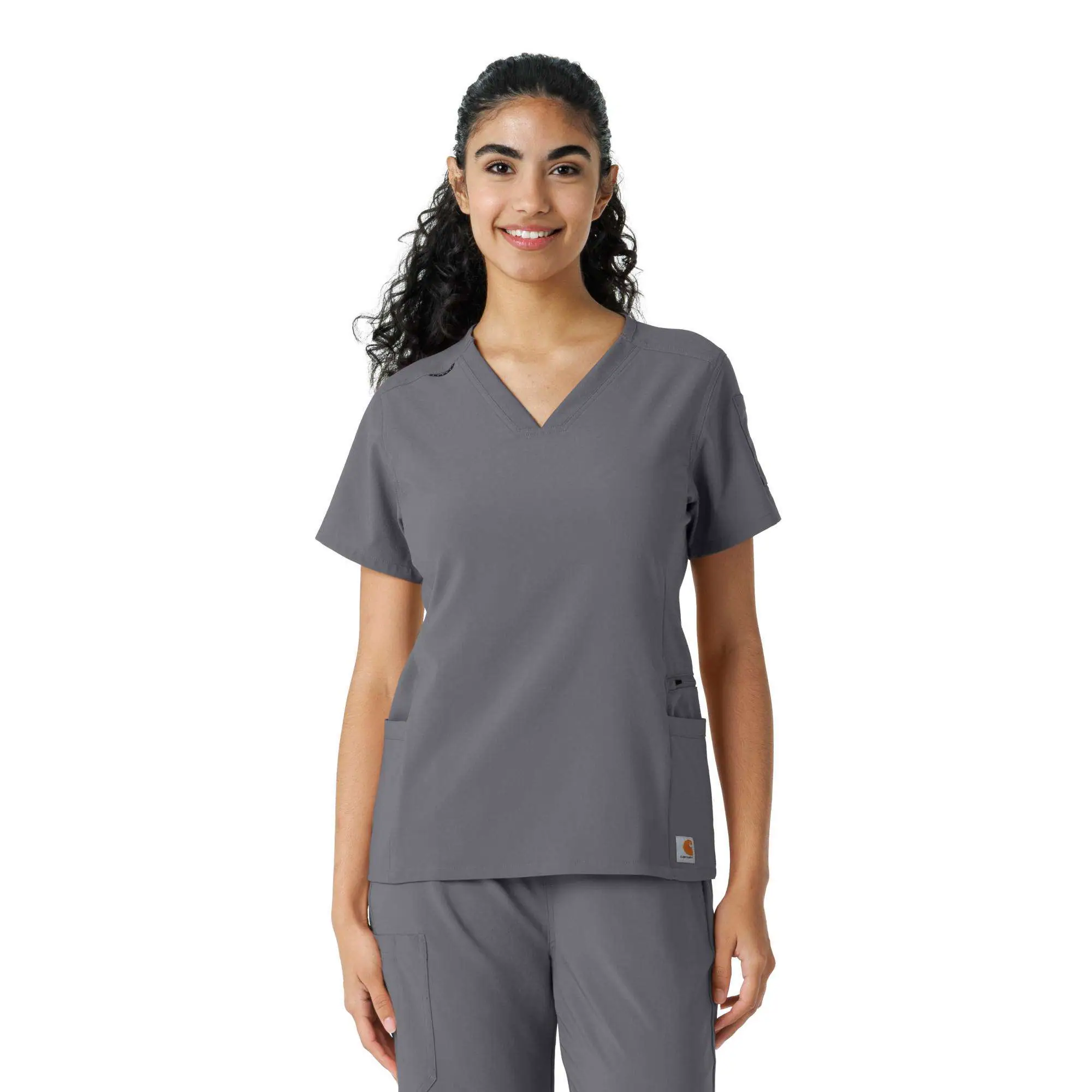 Women's Force Cross-Flex Knit Panel Scrub Top