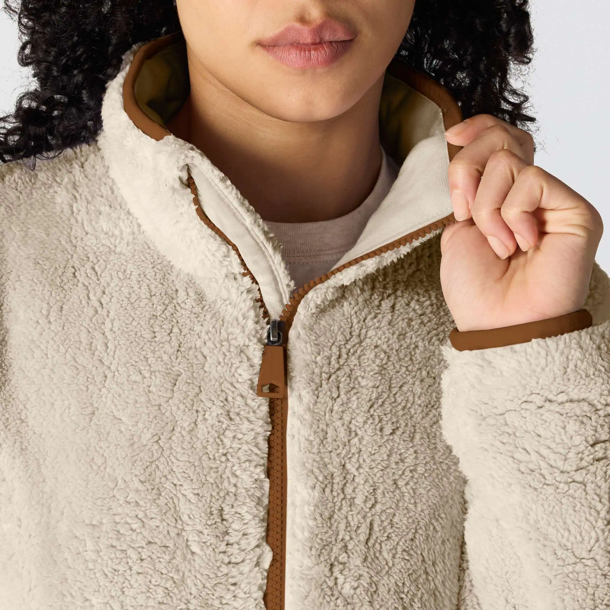 Women's Loose Fit Fleece Pullover - 3 Warmest Rating