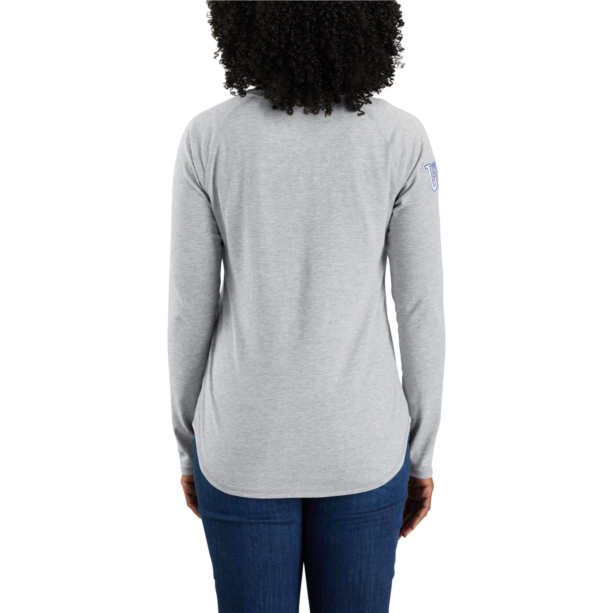 Women's Carhartt Force® Relaxed Fit Midweight Long-Sleeve Pocket T-Shirt