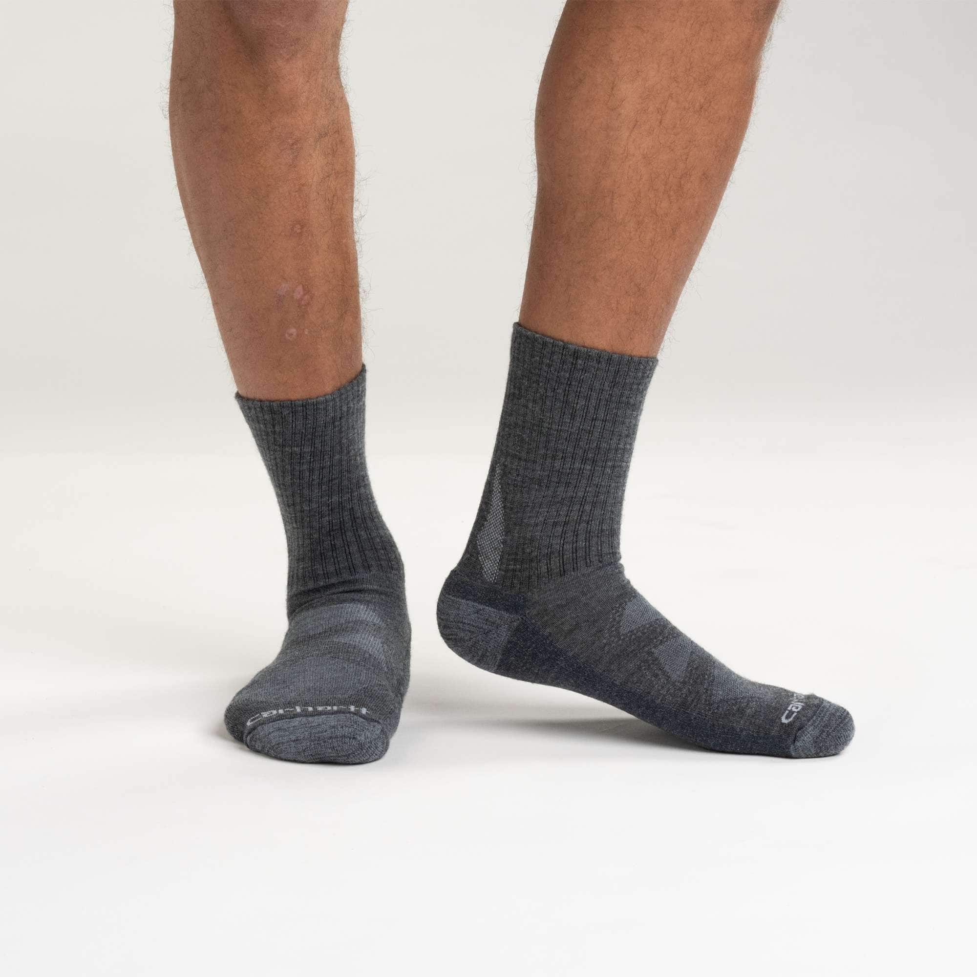 Midweight Merino Wool Blend Short Crew Sock
