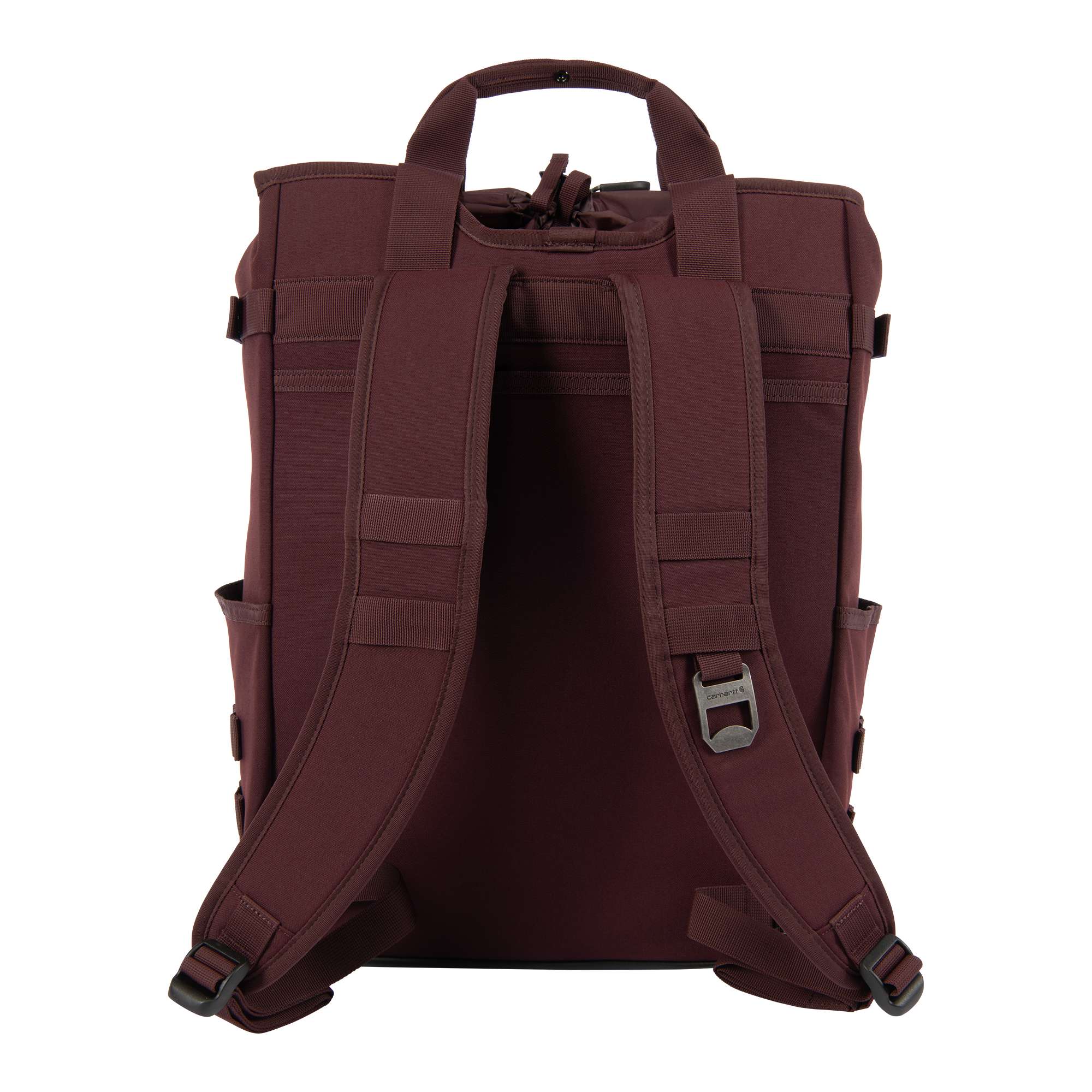 28L Nylon Cinch-Top Convertible Tote Backpack