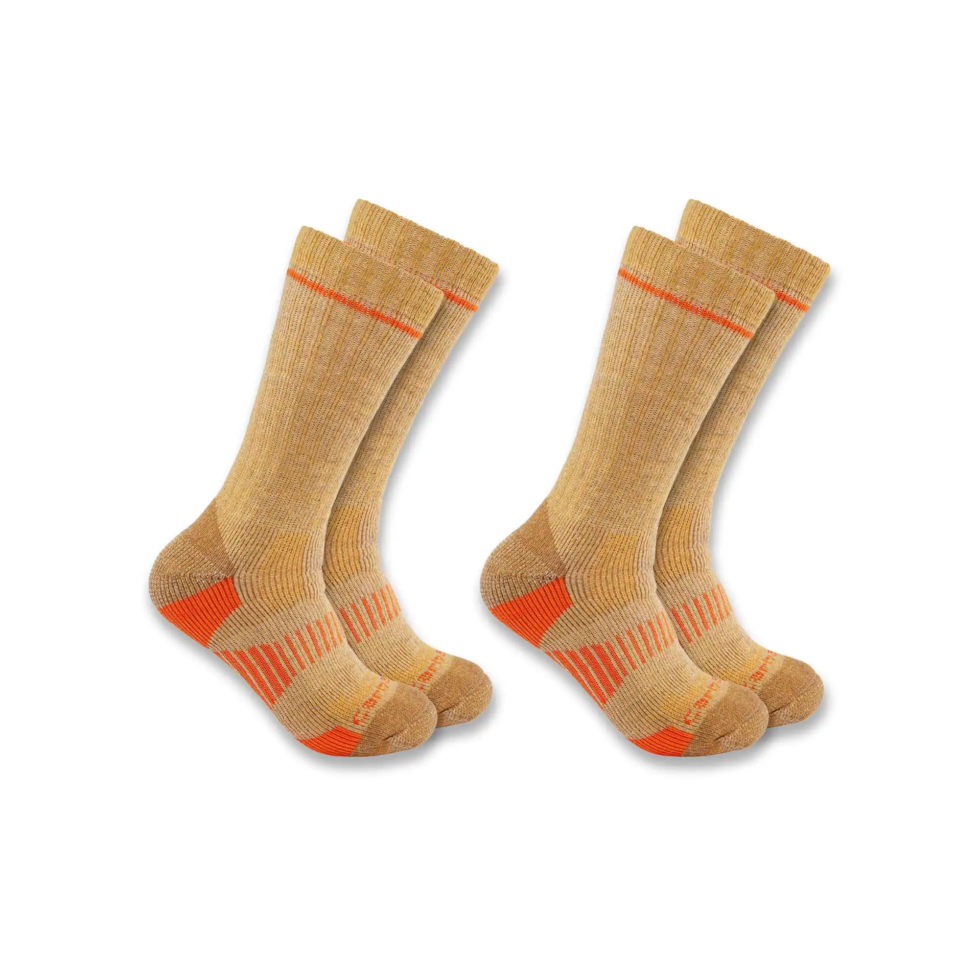 Midweight Synthetic-Wool Blend Boot Sock 2-Pack